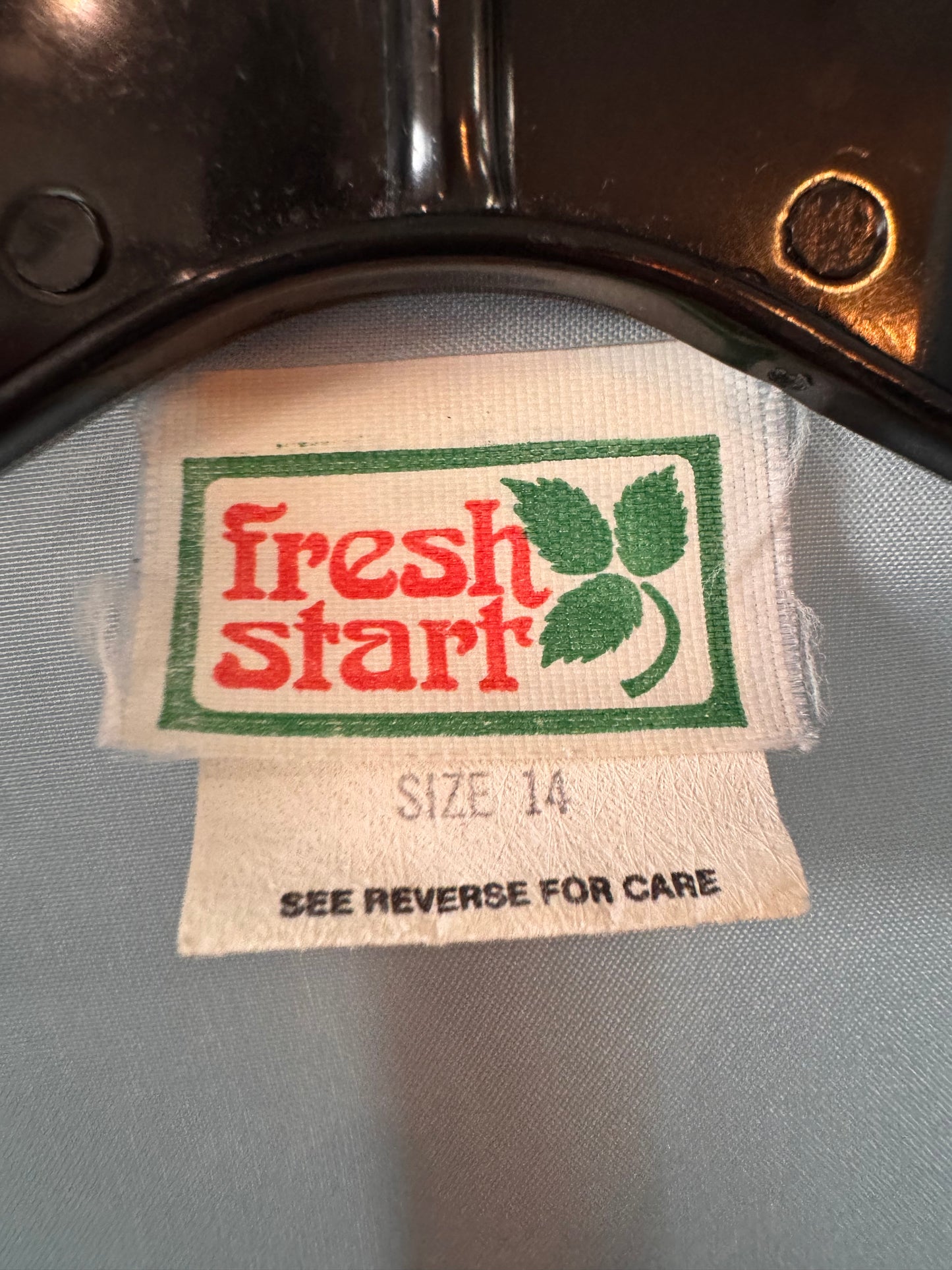 1970s Blue-Gray Button Up Blouse