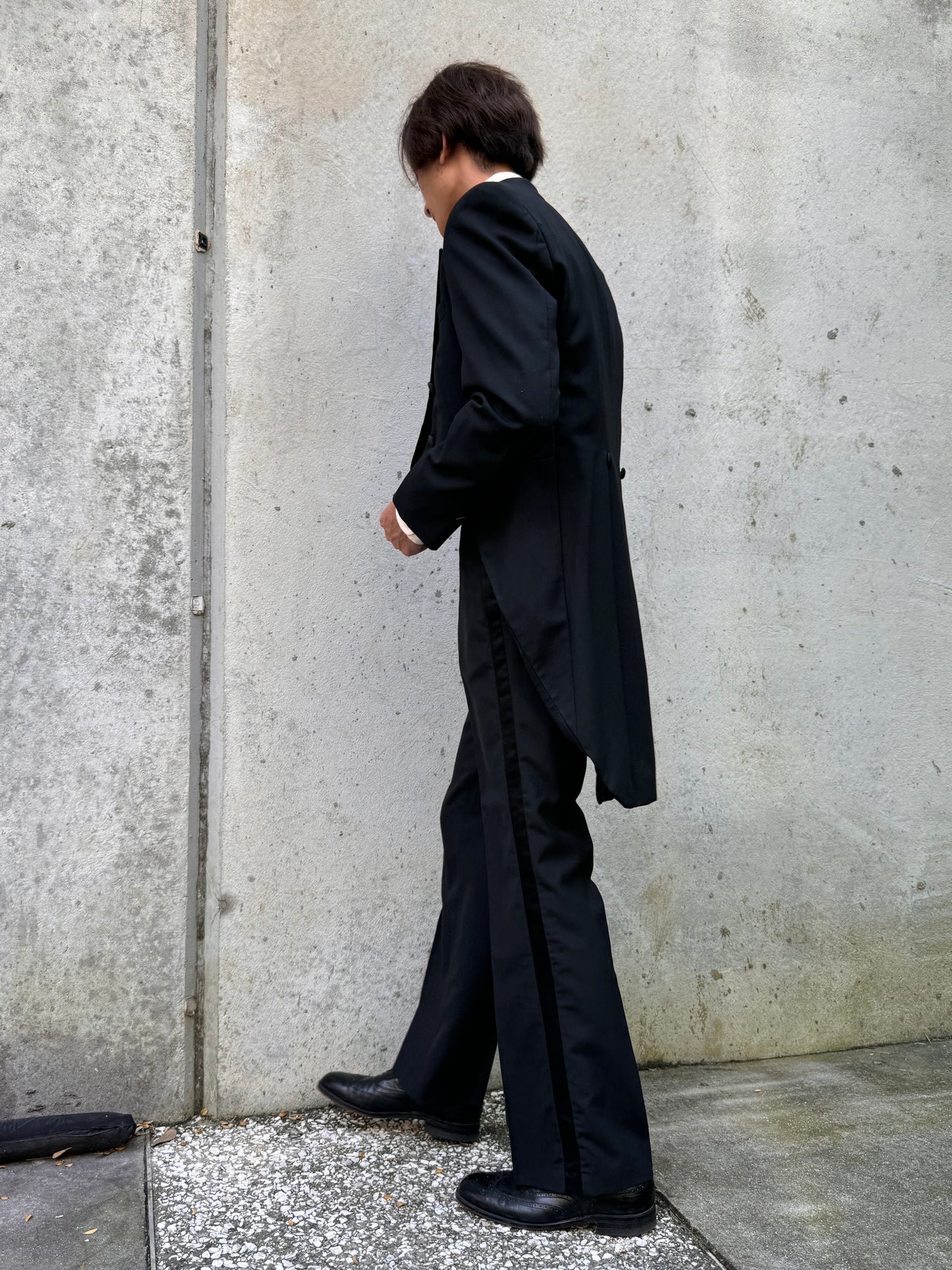 1980s Raffinati Black Tailcoat