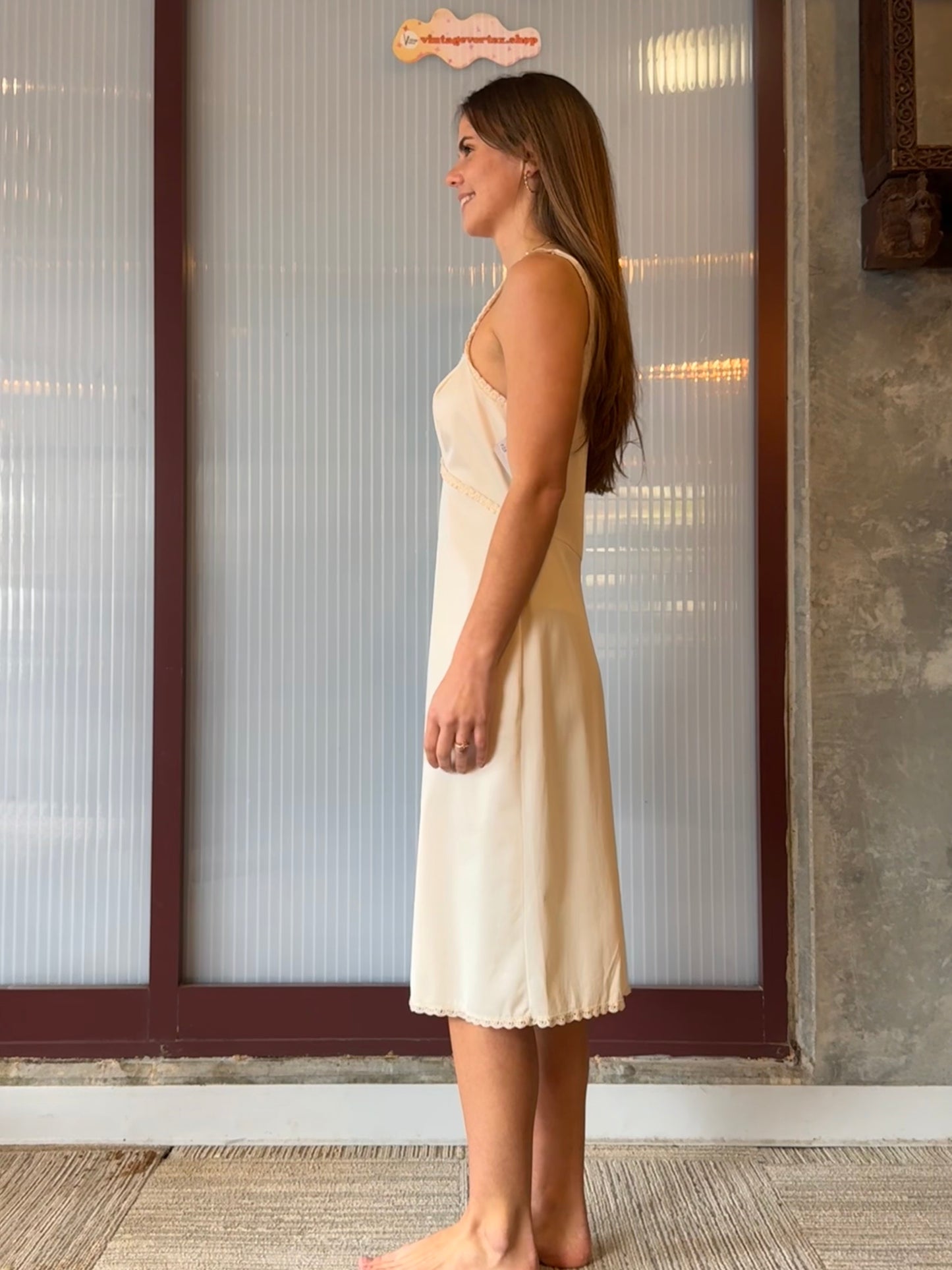 1970s Wonder Maid Cream Slip