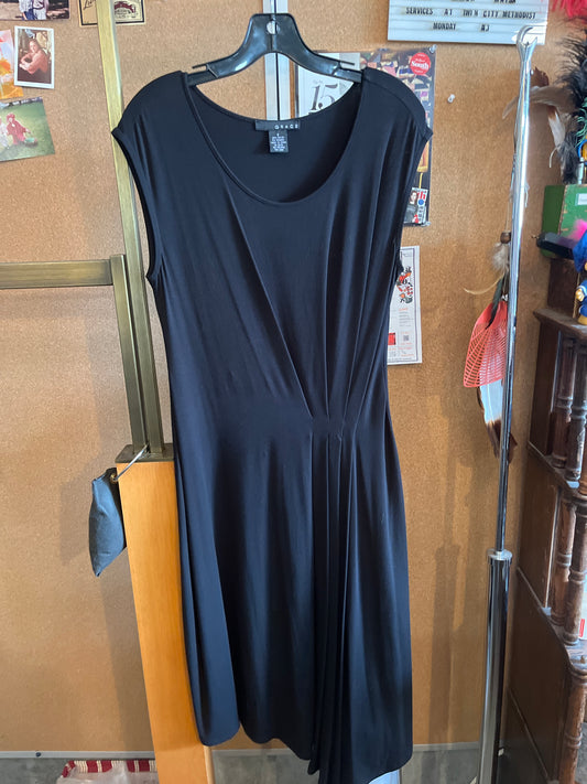 2010s Grace Black Dress