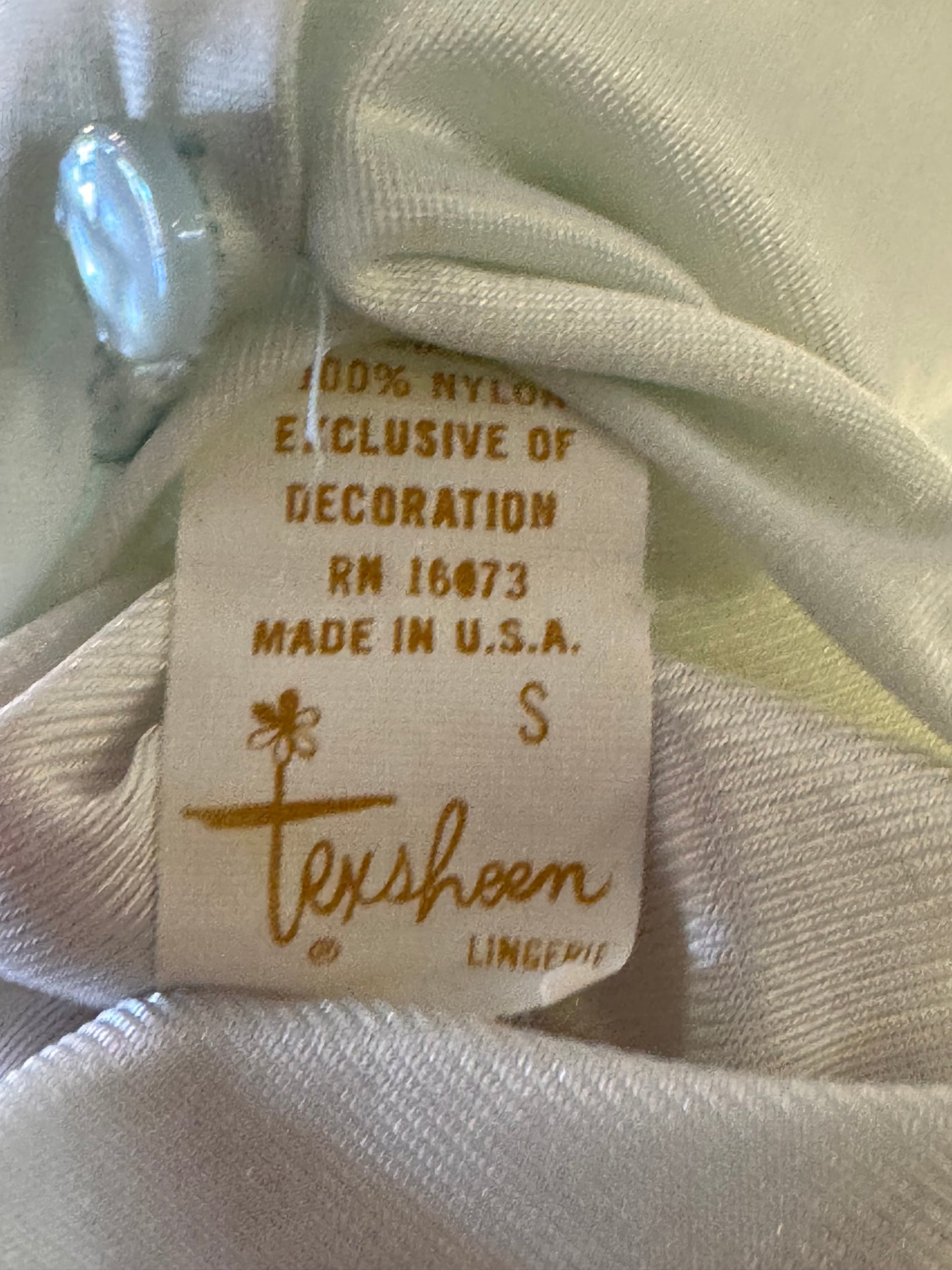 1960s Texsheen Green 2-piece Pajama Ser