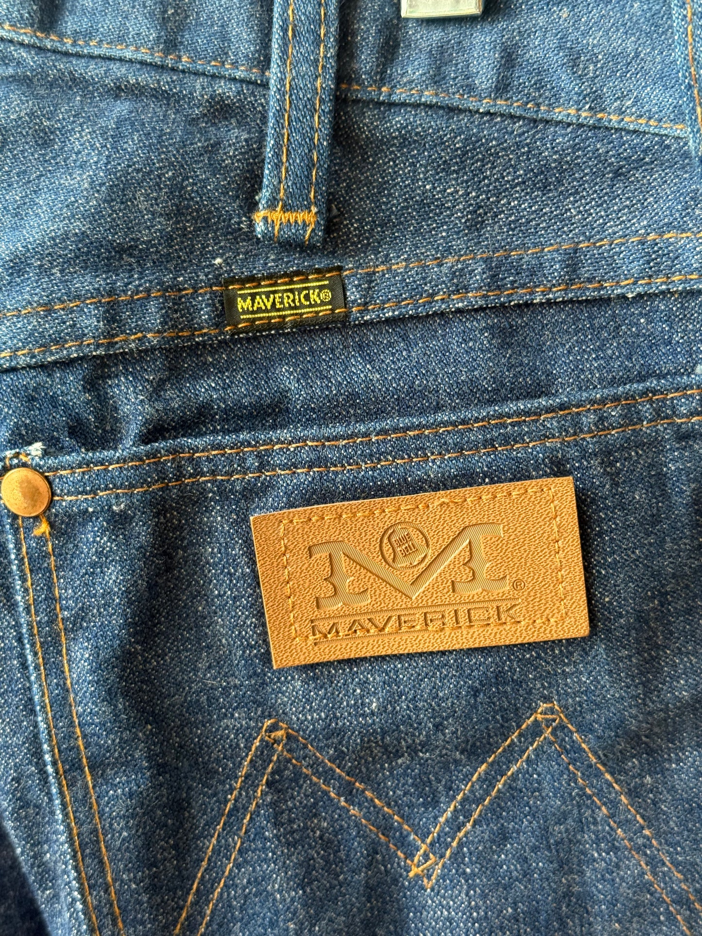 1970s Straight Leg Maverick Jeans