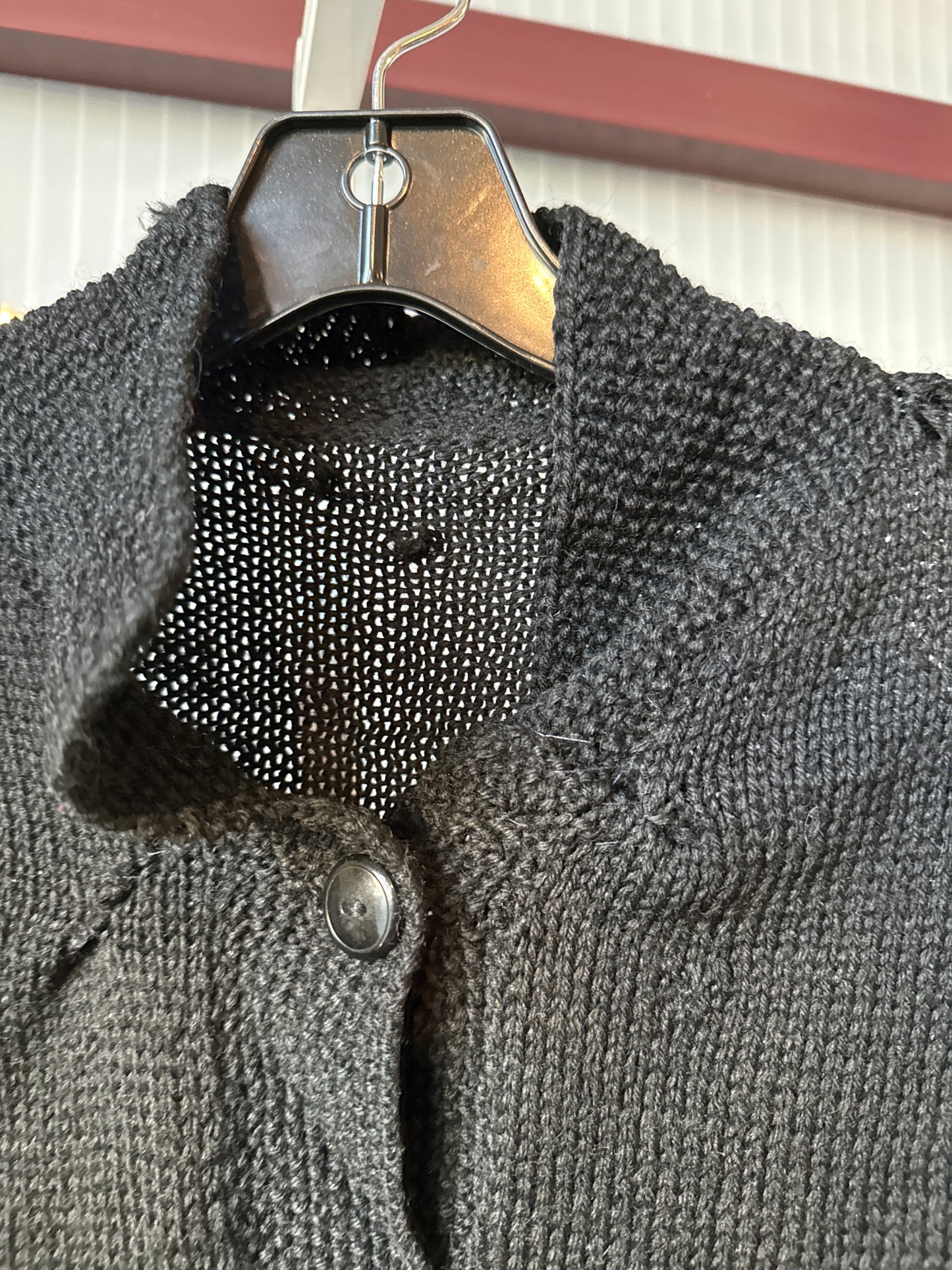 1960s Black Knitted Sweater