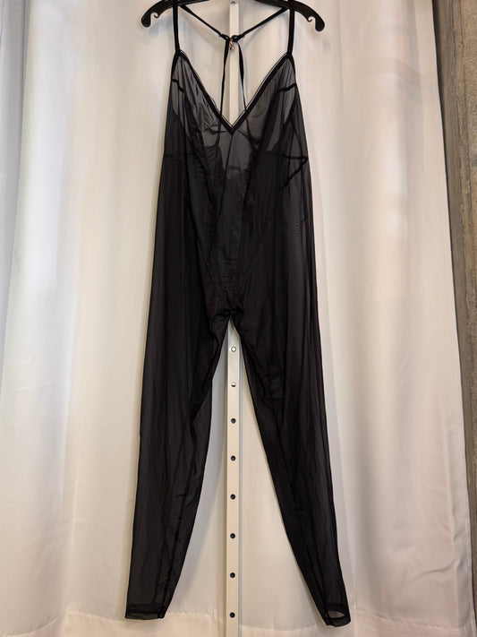 Savage x Fenty Black Crotchless Catsuit