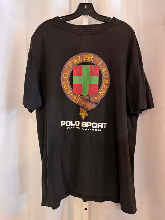 1990s Polo Sport Black T-Shirt