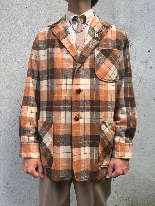 1950s Herman's 49er Wool Plaid Jacket