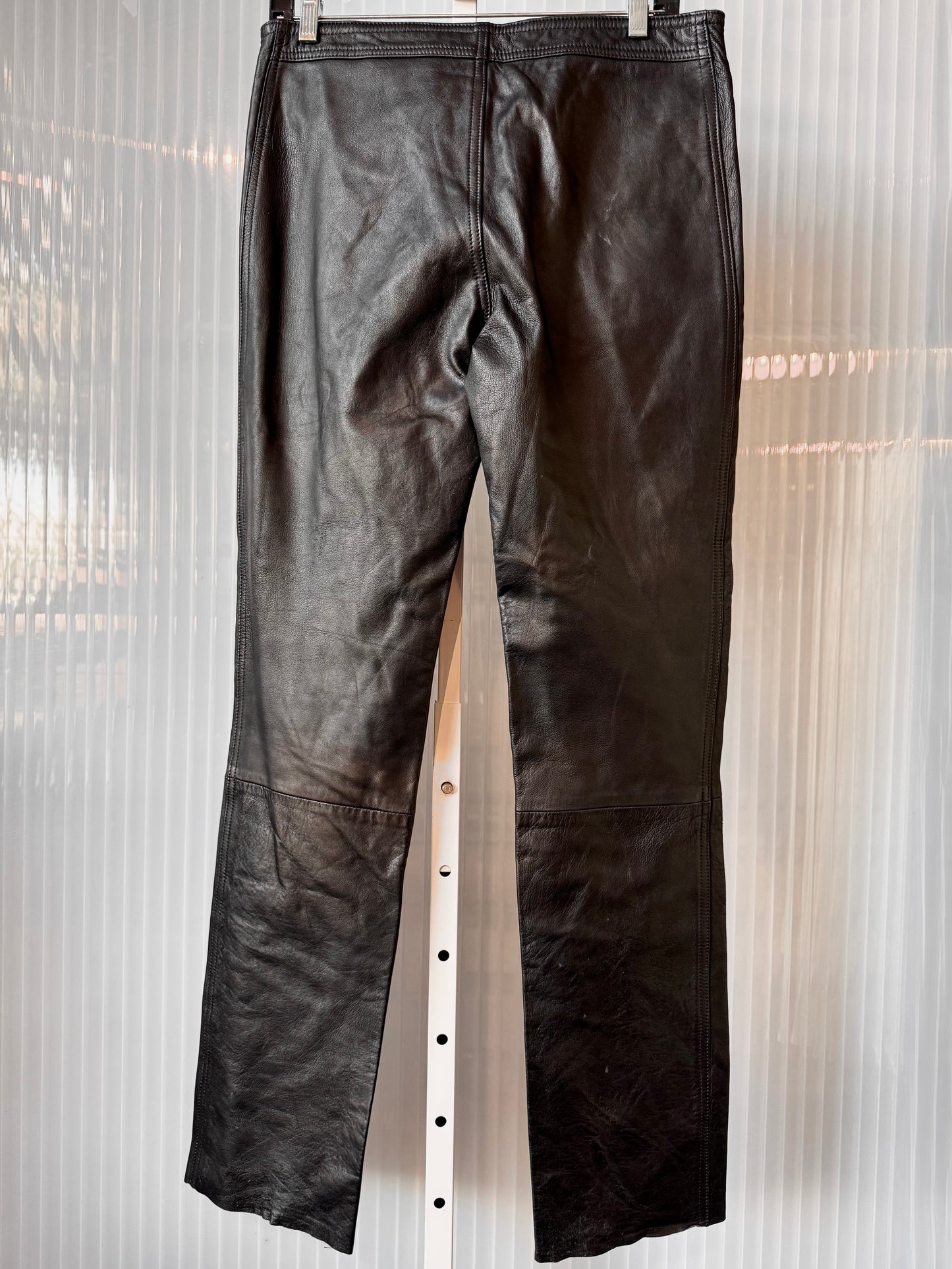 Black Leather Pants