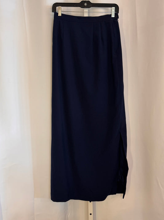 1990s US Air Force Long Blue Mess Skirt