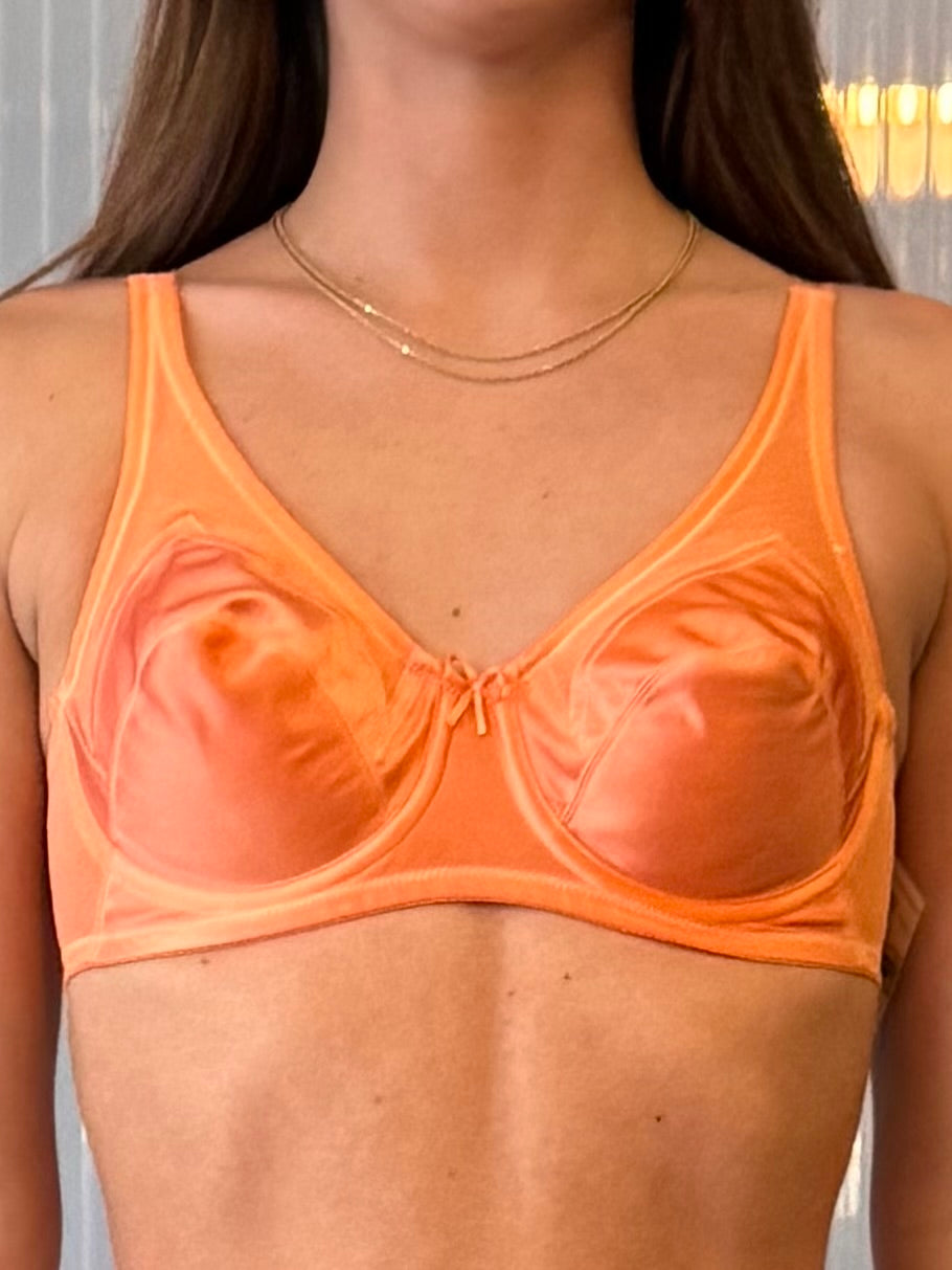 1970s Vanity Fair Orange Bra