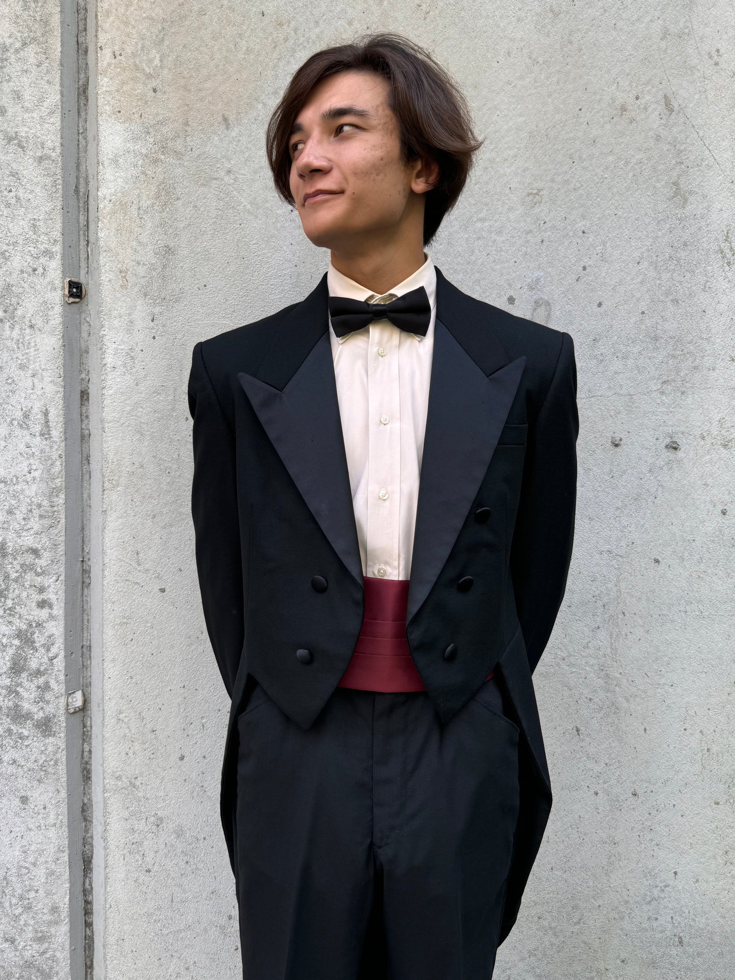 1980s Raffinati Black Tailcoat