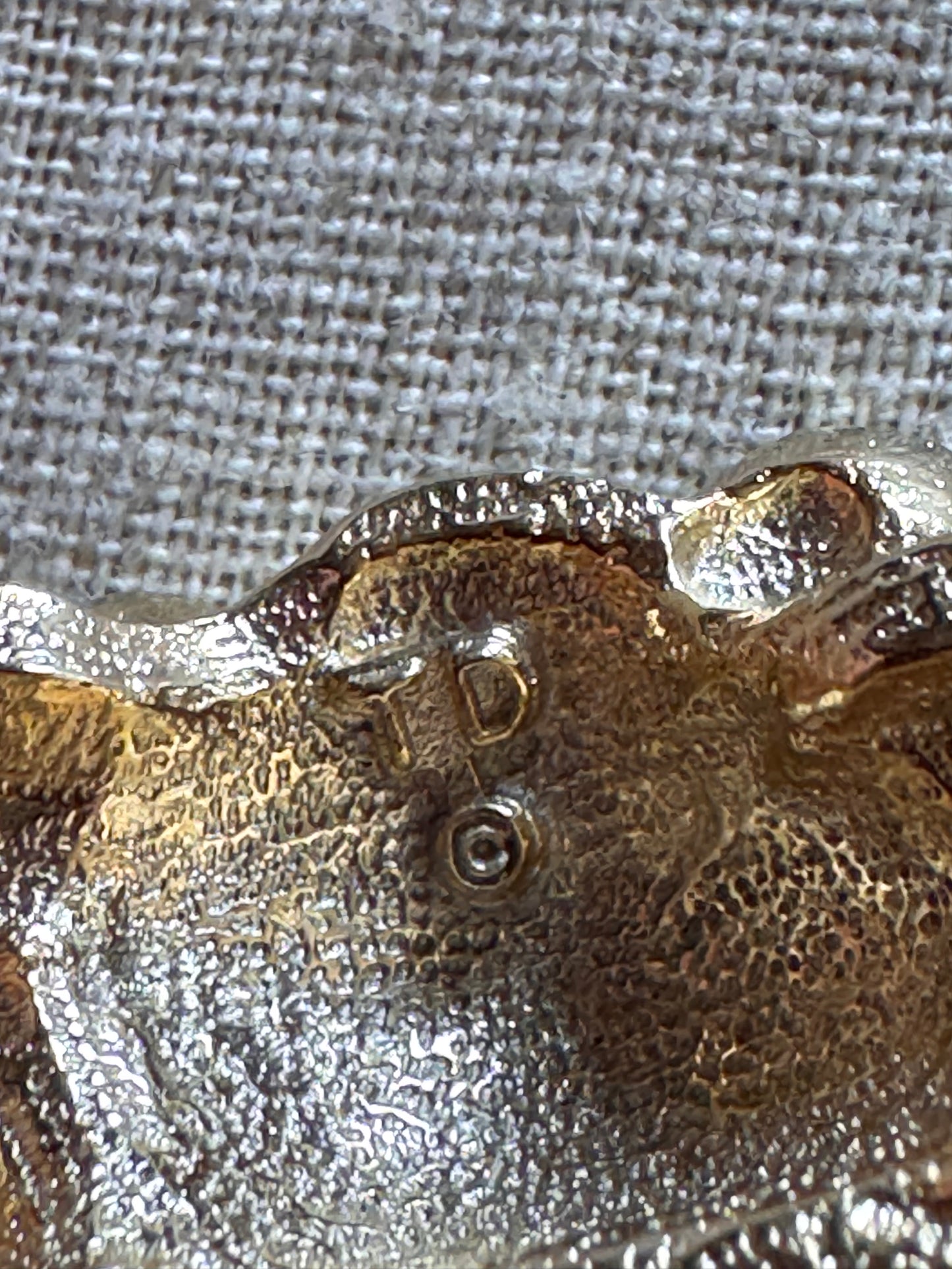 1980s TD Interlocking Frog Belt Buckle