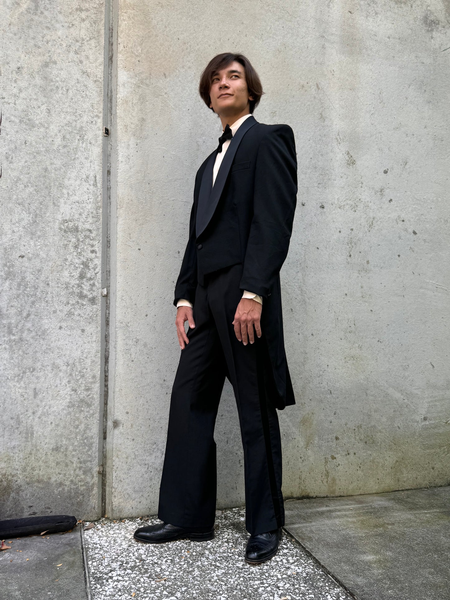 1980s Raffinati Black Tailcoat