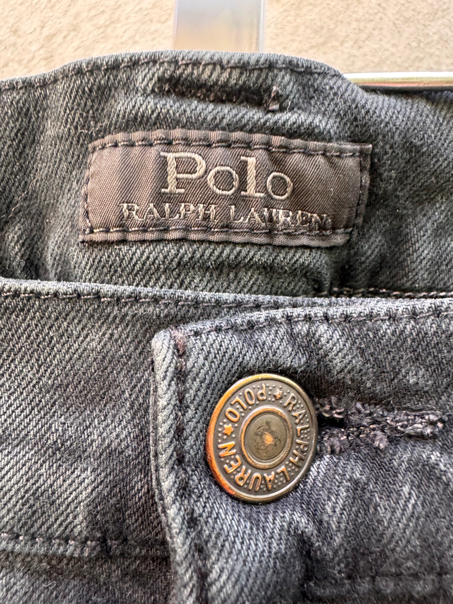 2000s Polo Ralph Lauren Black Skinny Jeans
