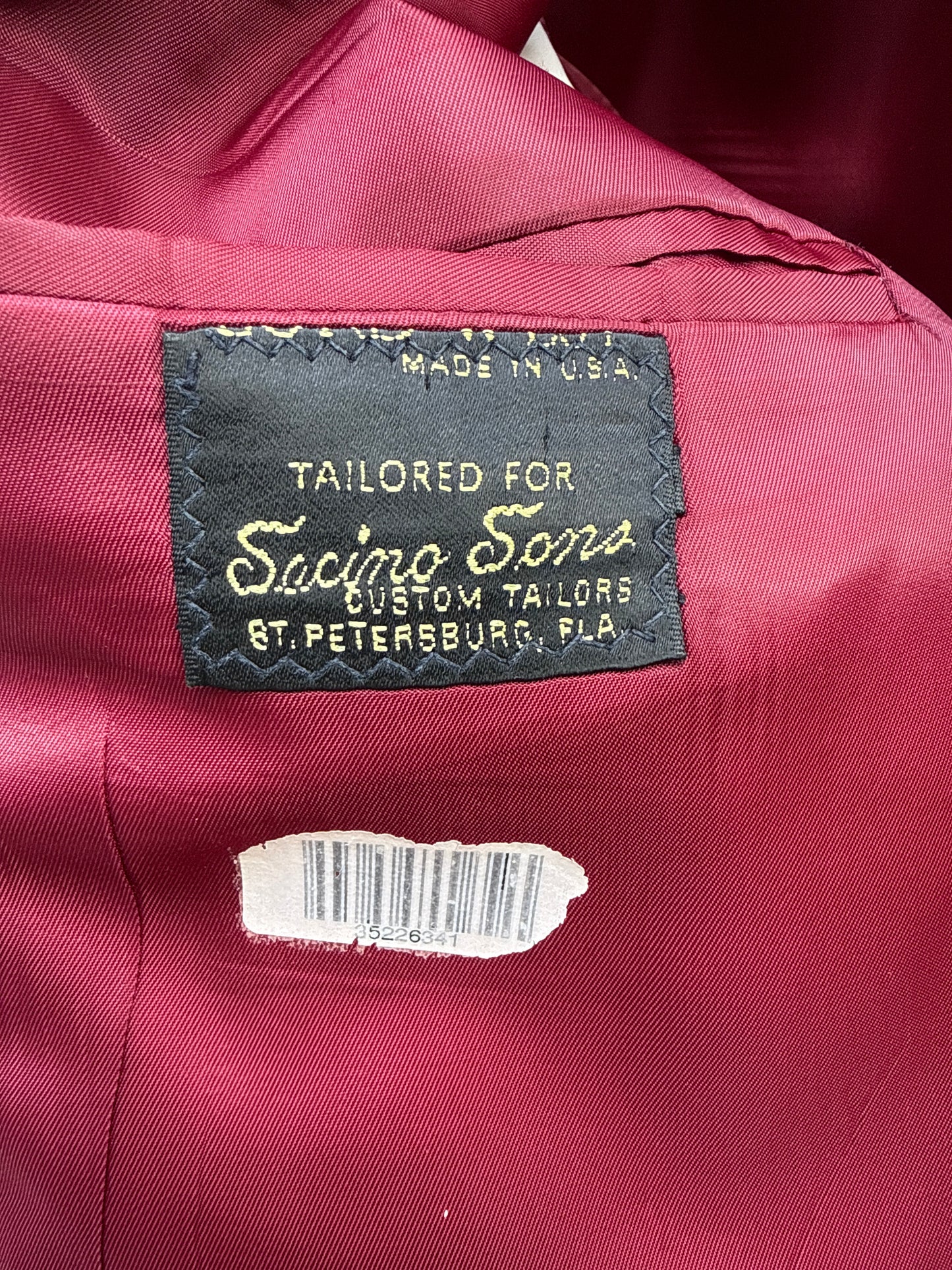 Striped Pierre Cardin 2-Piece Tuxedo Set