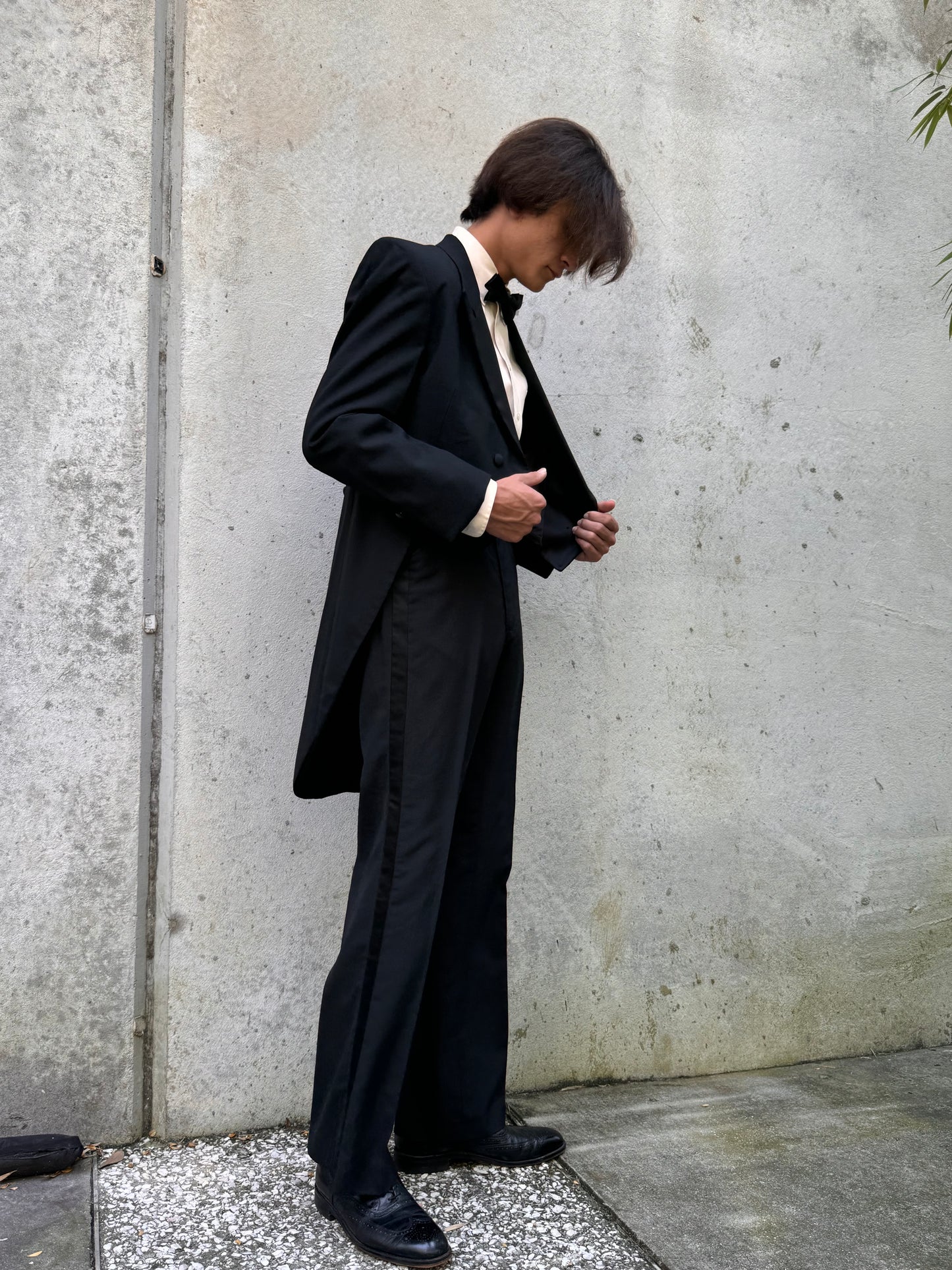 1980s Raffinati Black Tailcoat