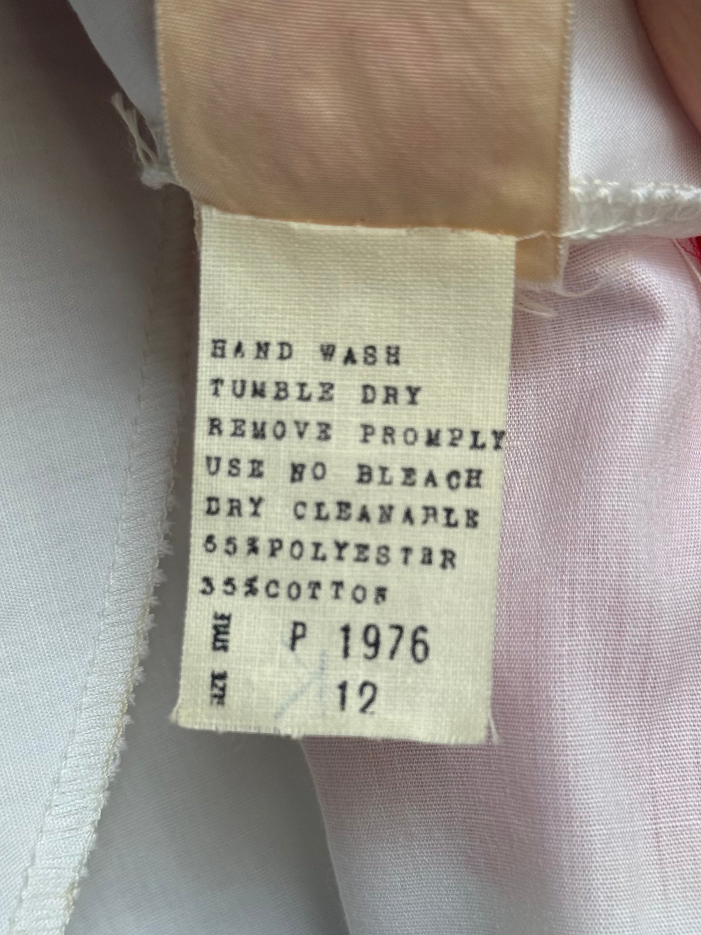 1970s Red, White & Blue Sleeveless Square Dance Dress
