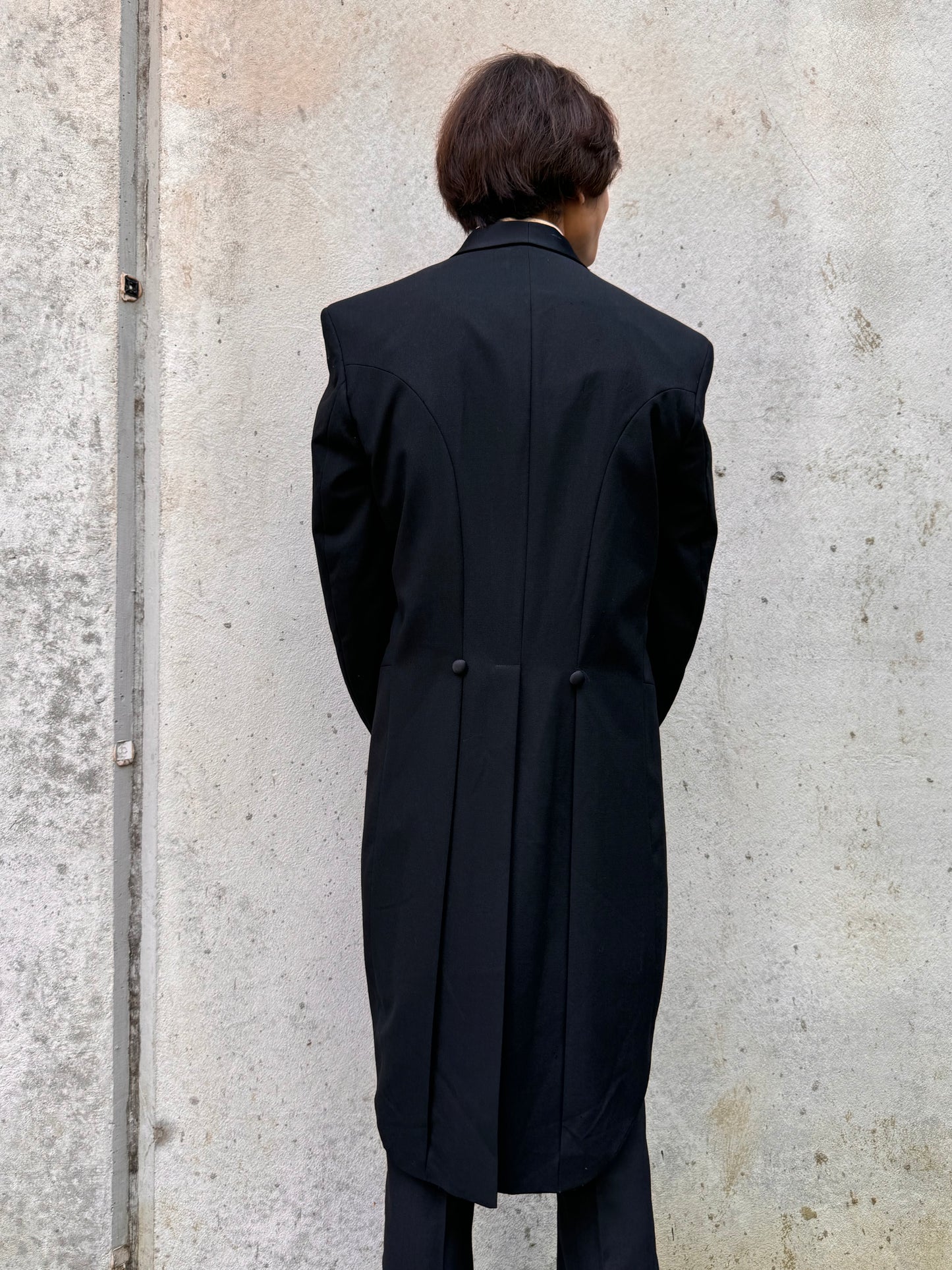 1980s Raffinati Black Tailcoat