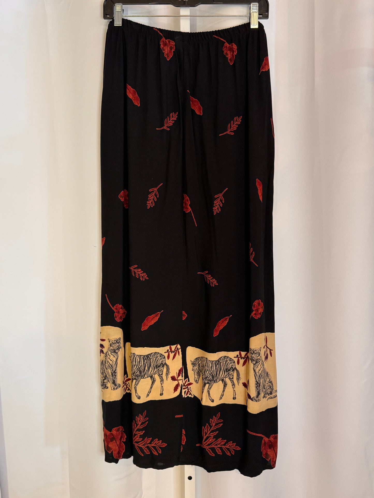 1990s Black & Tan Wild Animal Print Set