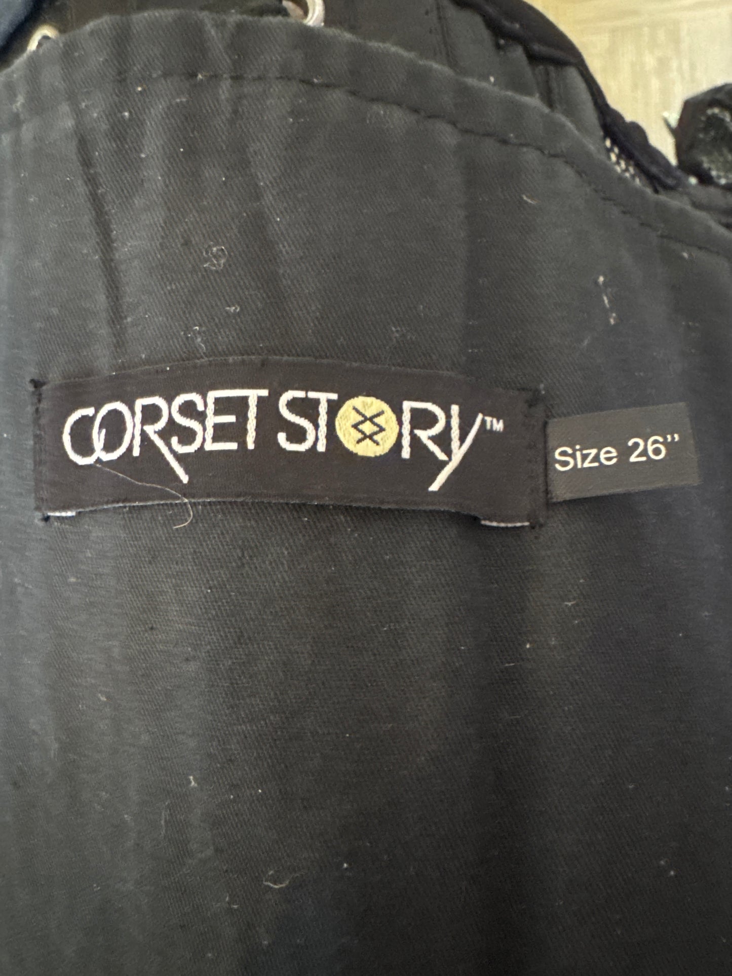 Corset Story Black Mesh Overbust Corset