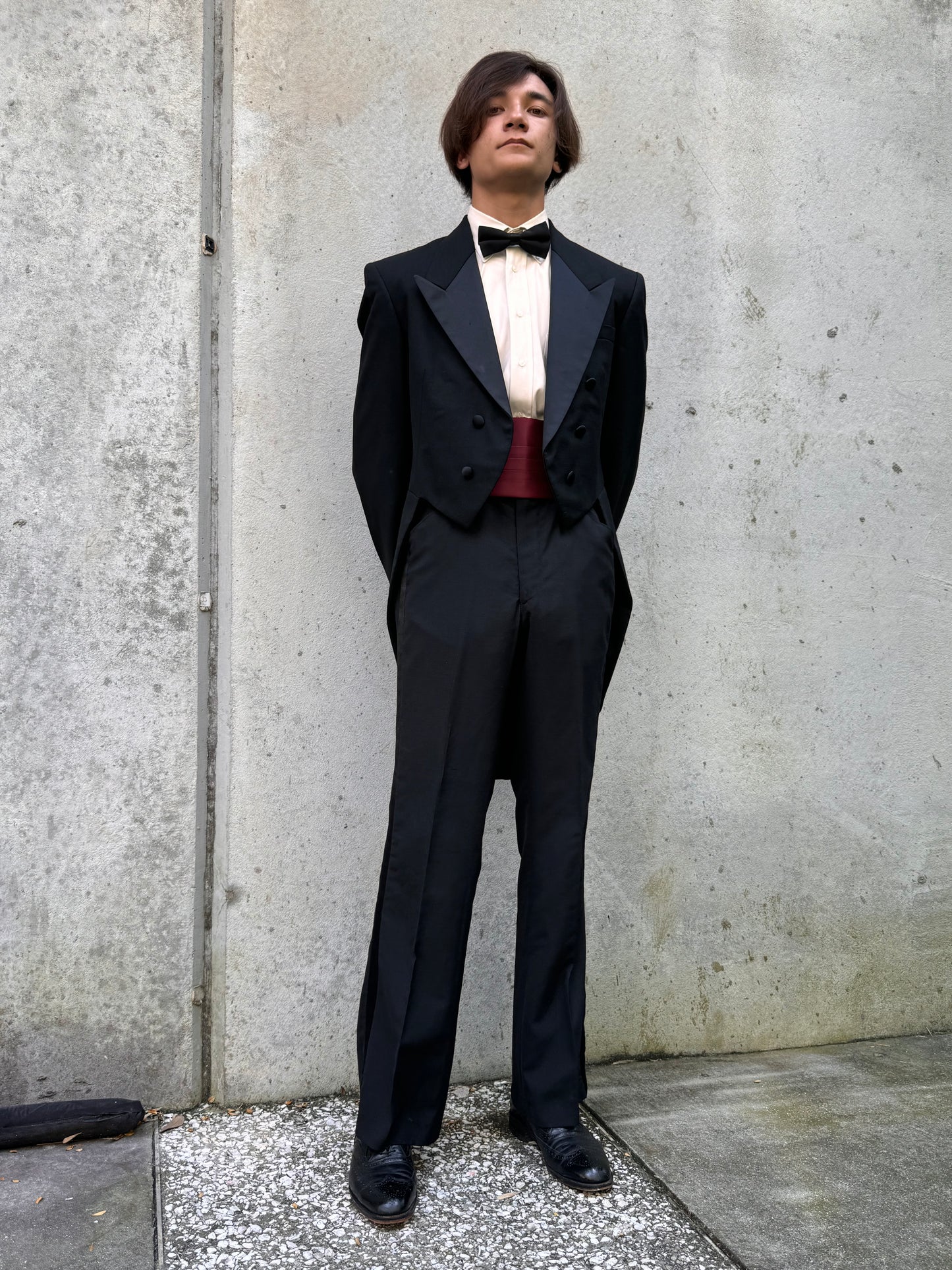 1980s Raffinati Black Tailcoat