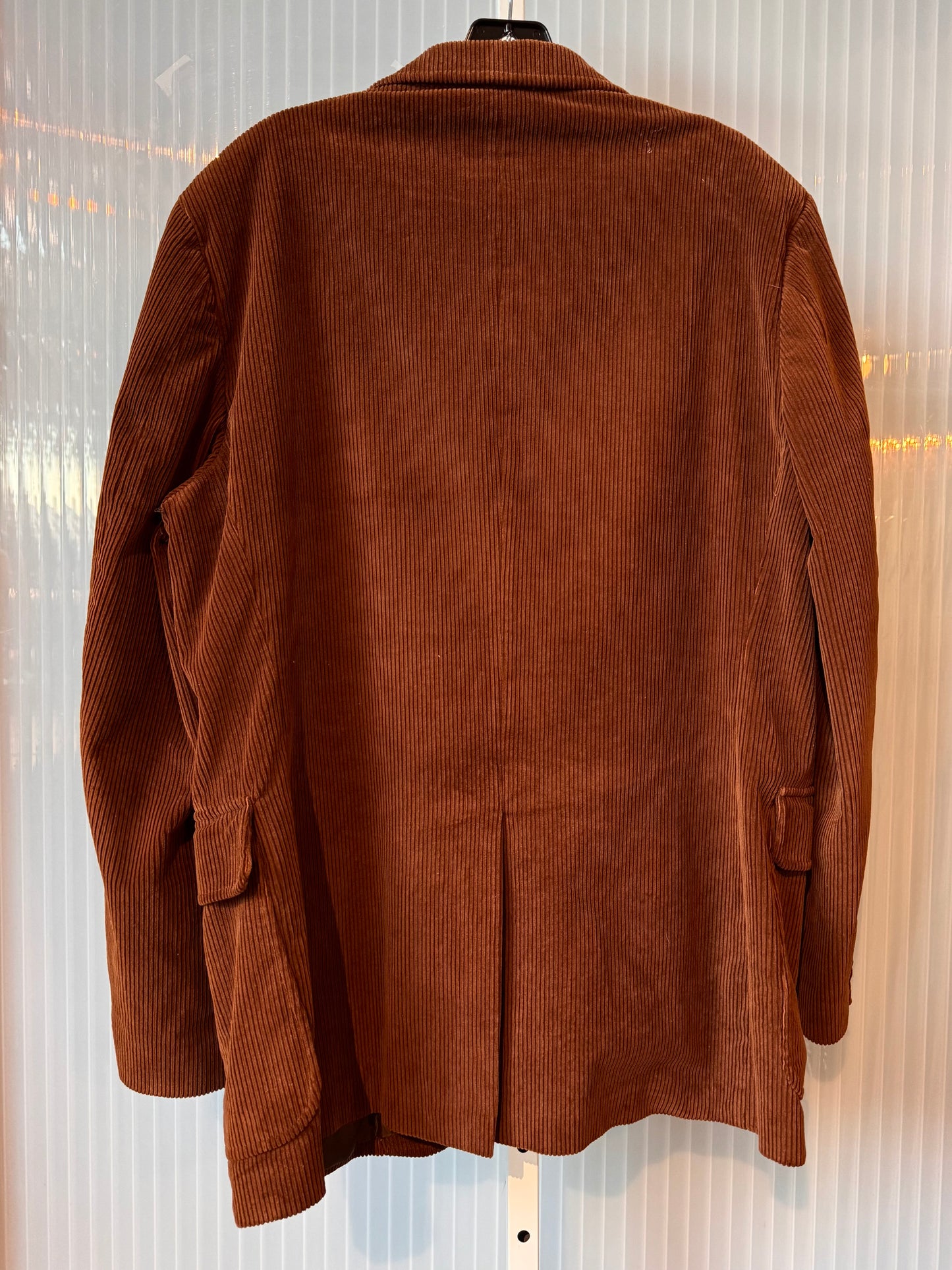 1980s Copper Penny Brown Corduroy Blazer