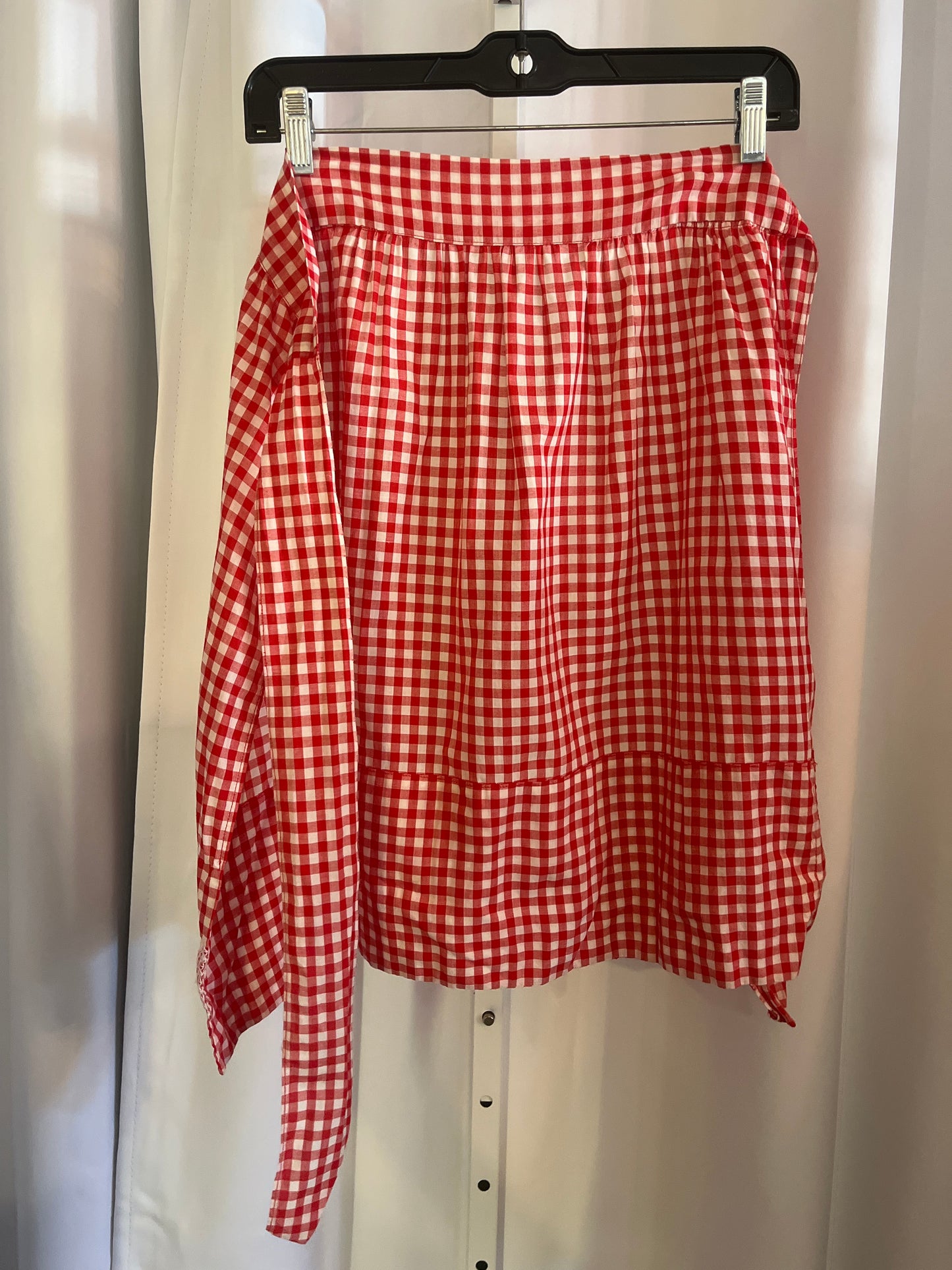 Red Gingham Apron