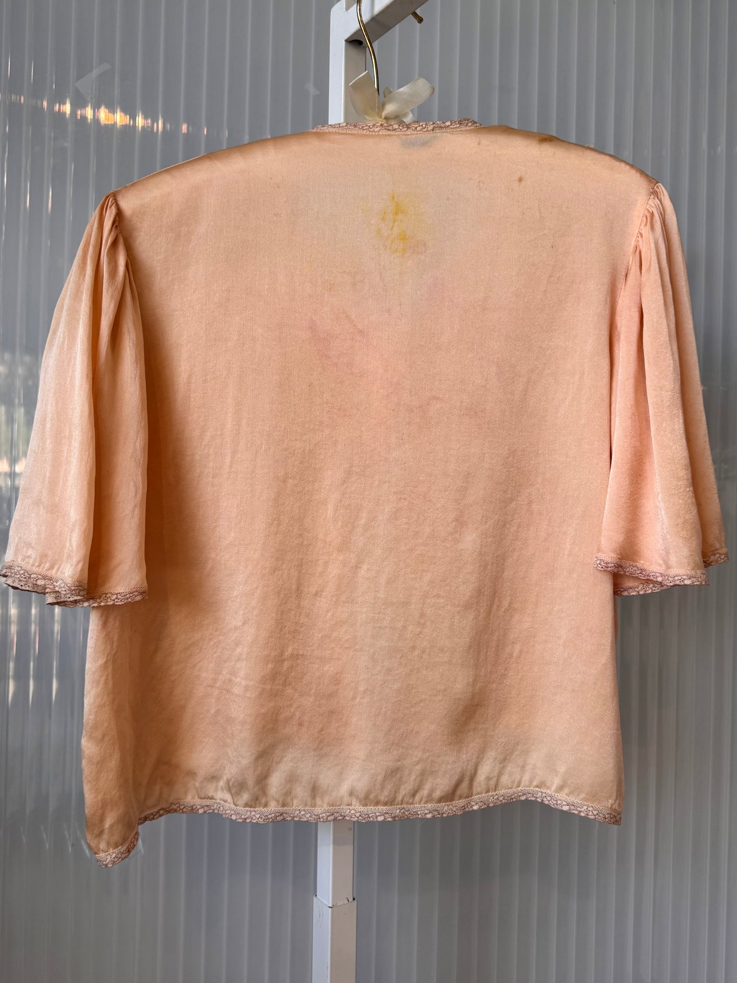 Peach Bed Jacket
