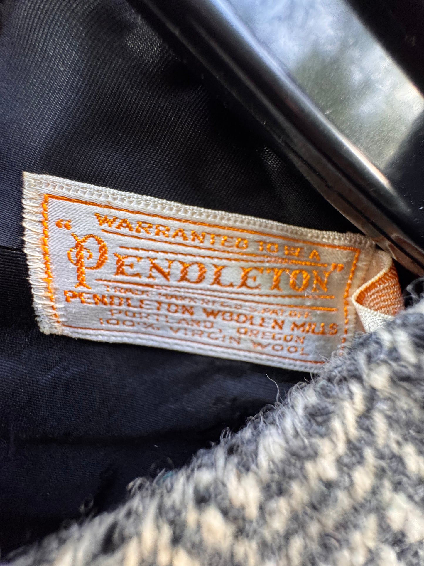 1960s Gray Herringbone Tweed Top & Skirt Set