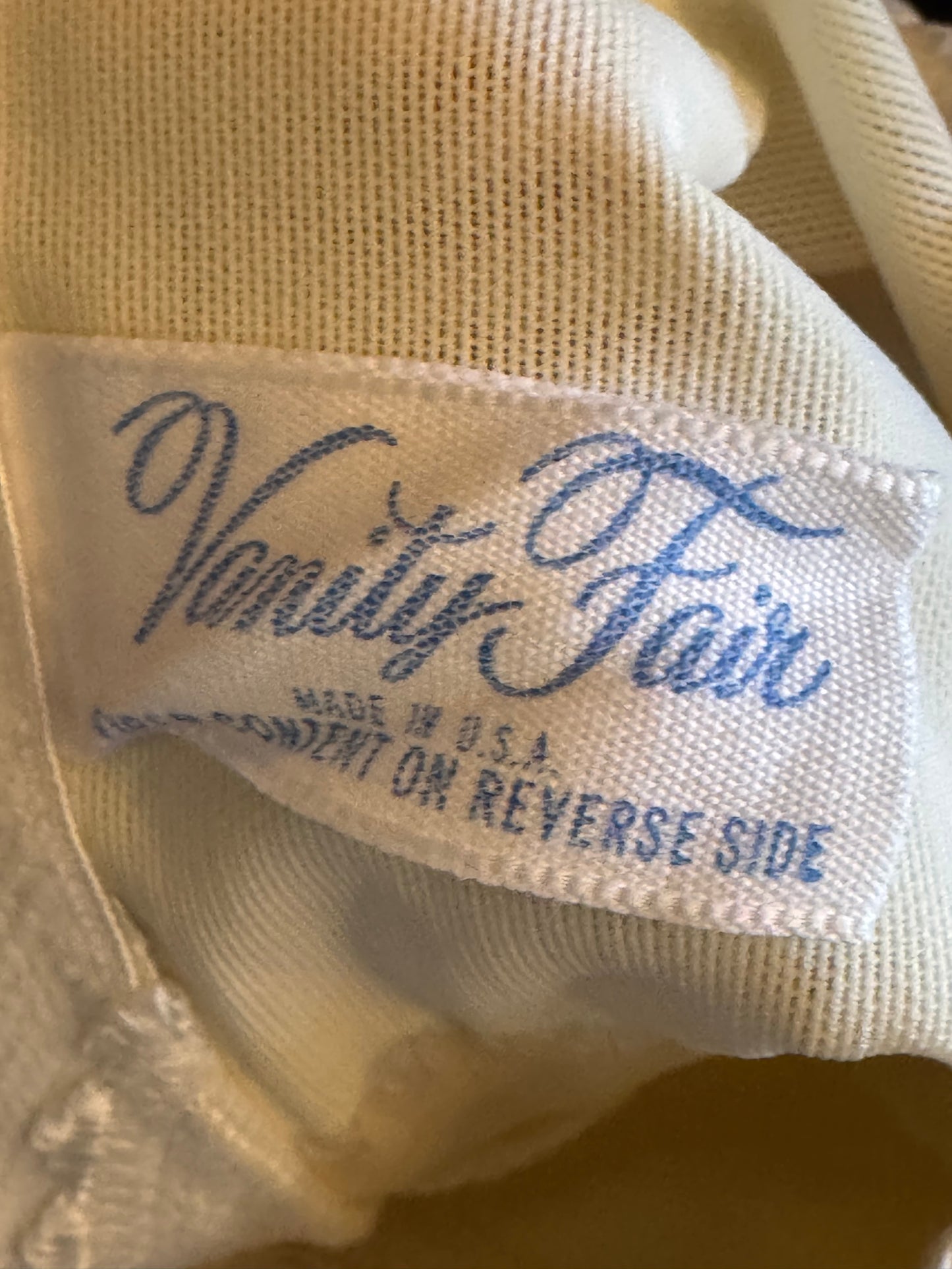 1940s Vanity Fair Cream Shapewear Garter Shorts