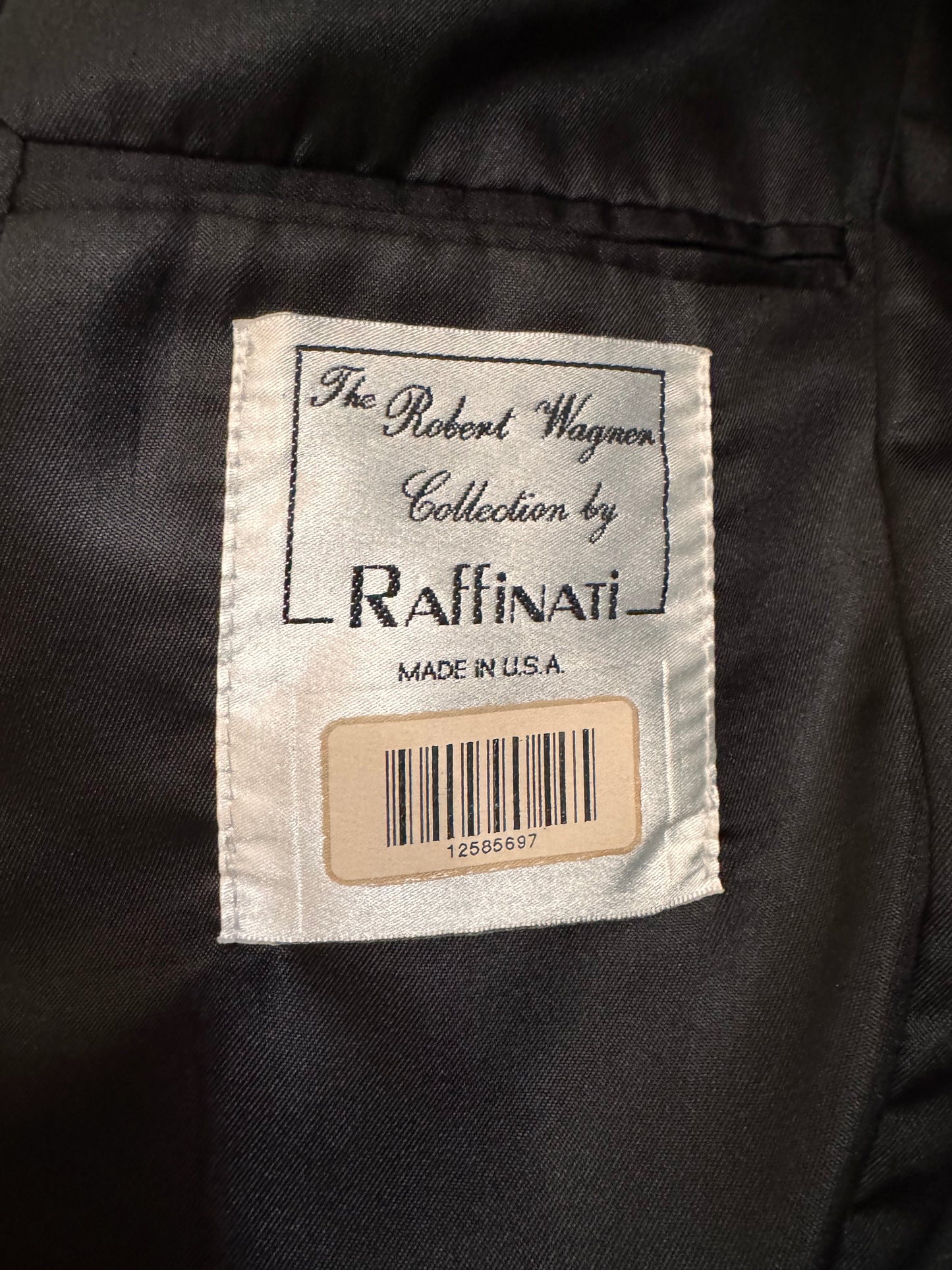 1980s Raffinati Black Tailcoat
