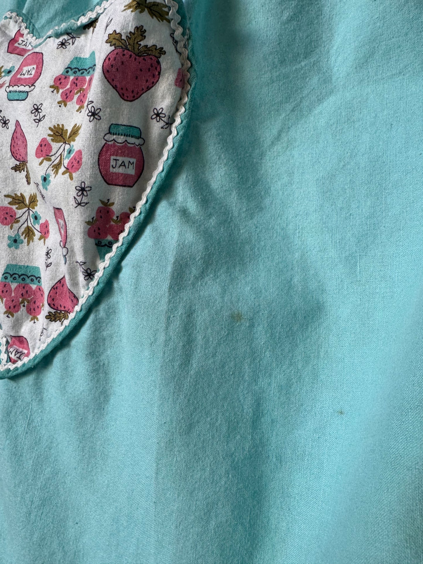 Teal & Pink Jam Print Apron