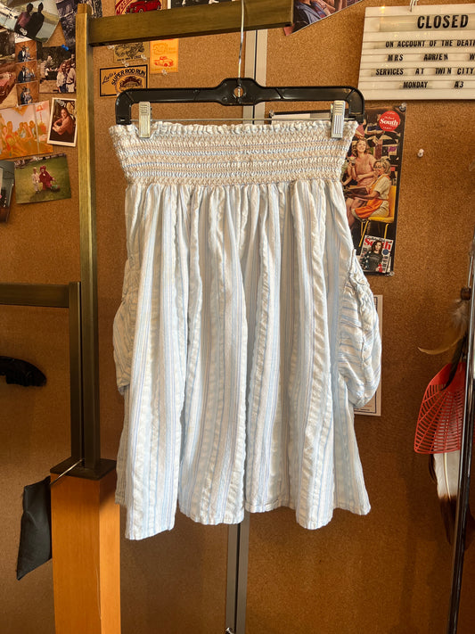 Y2K Mossimo Blue Ruched Skirt