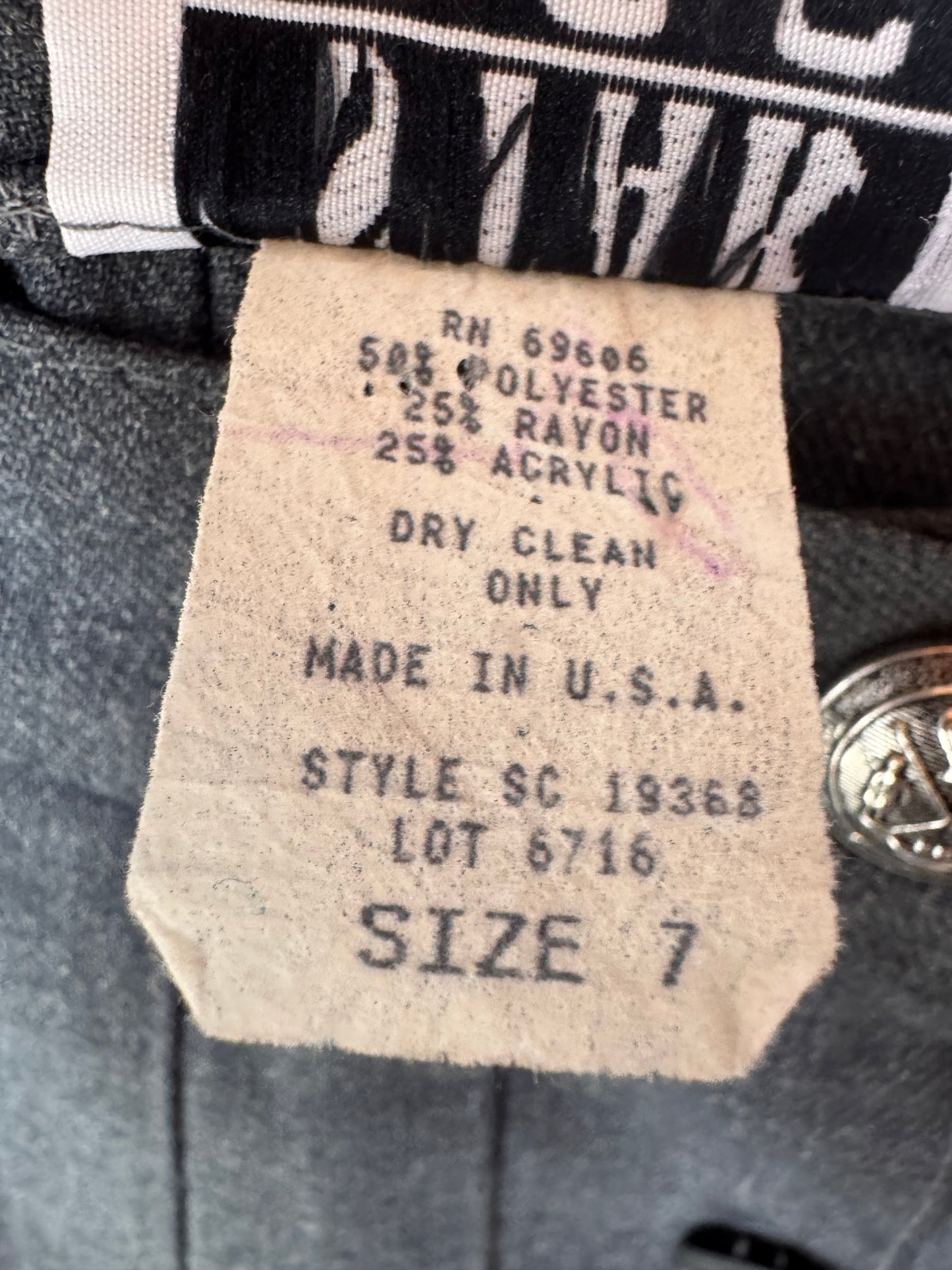 1990s Gray Button-Front Pleated Skirt