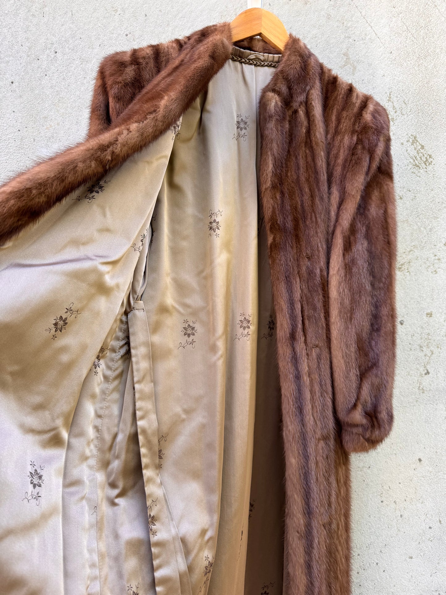 Full Length Mink Fur Coat