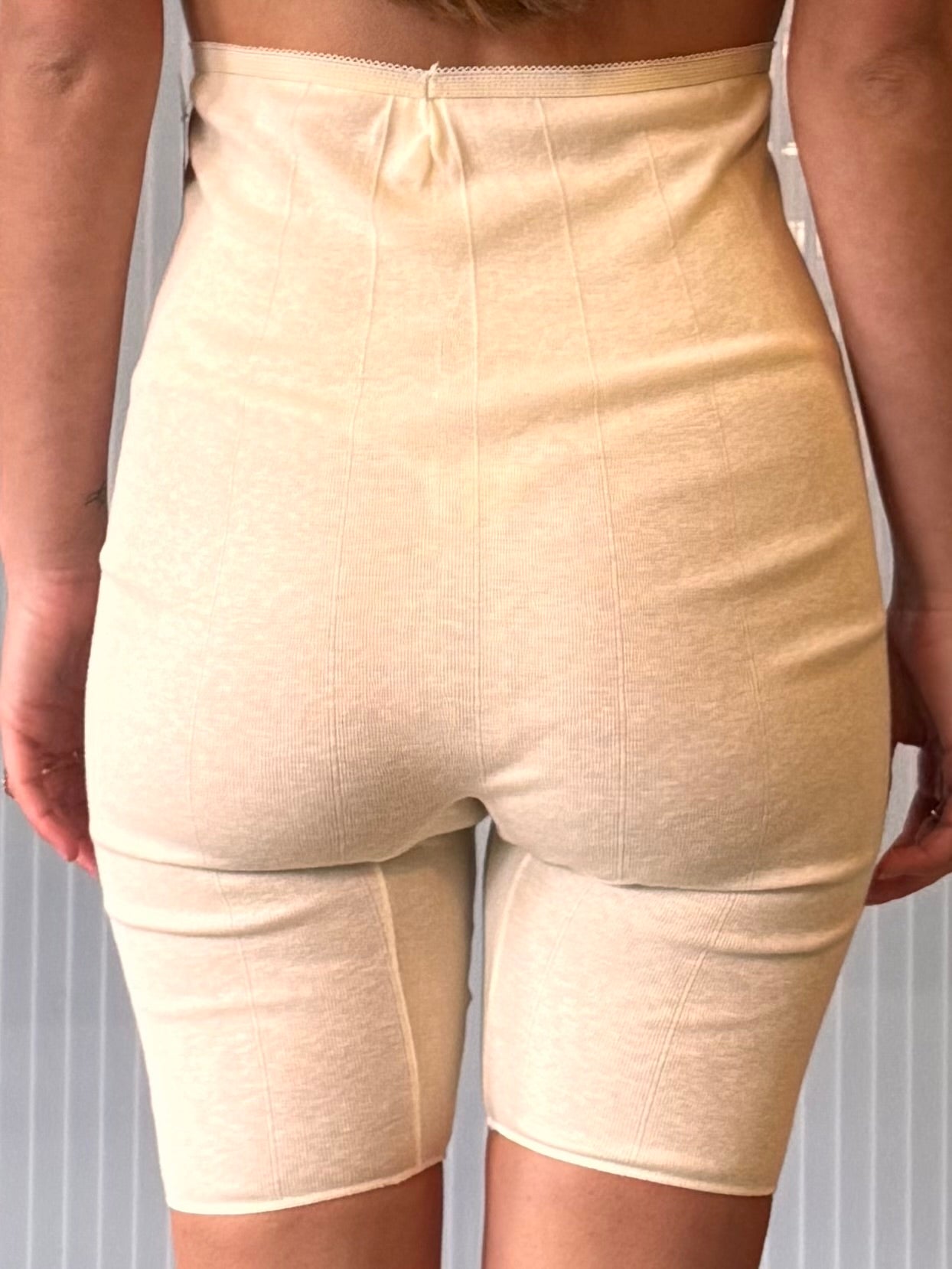 1970s Merville Cream Cotton-Poly Underalls