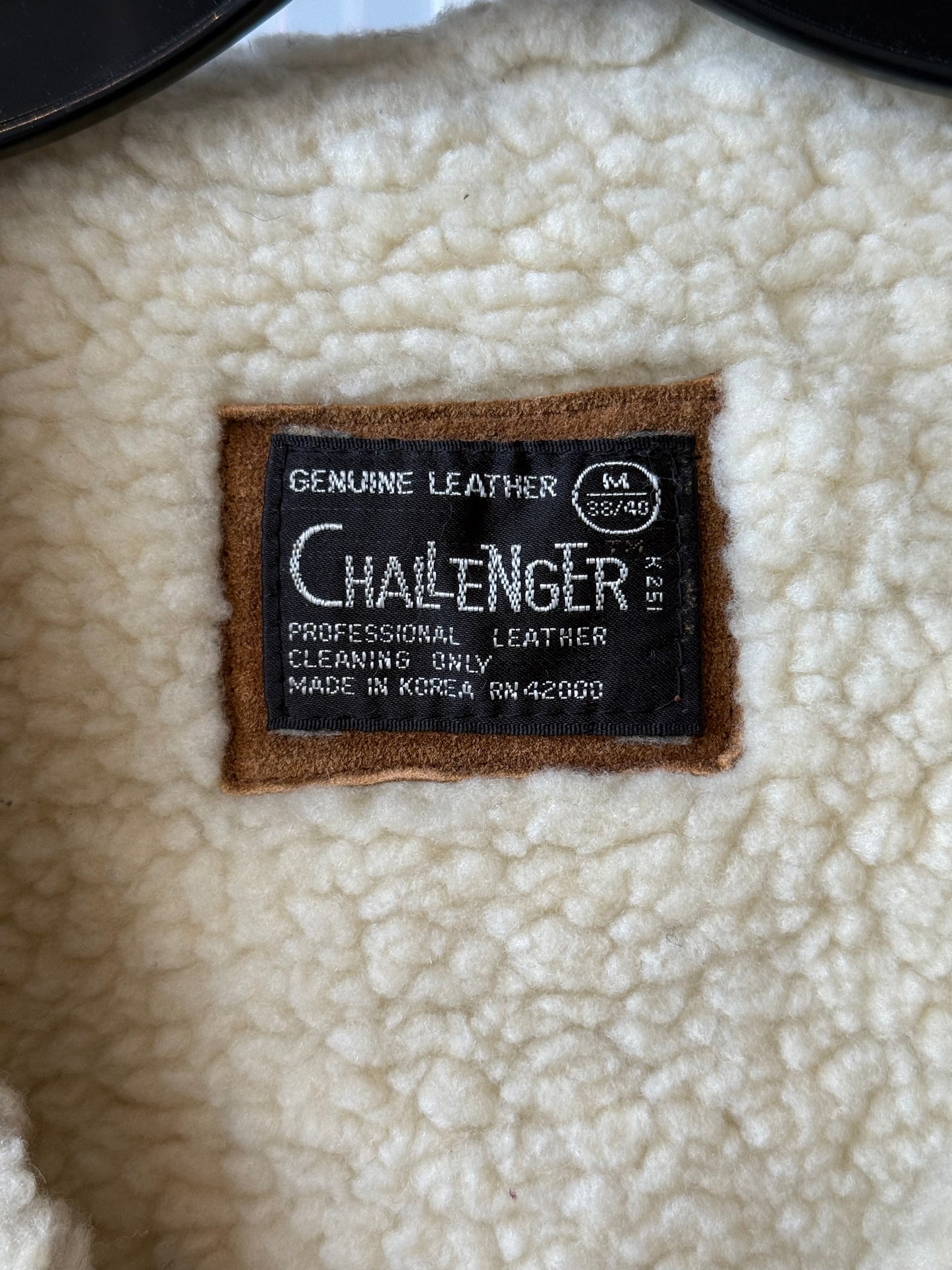 1970s Suede Vest w/ Sherpa Lining