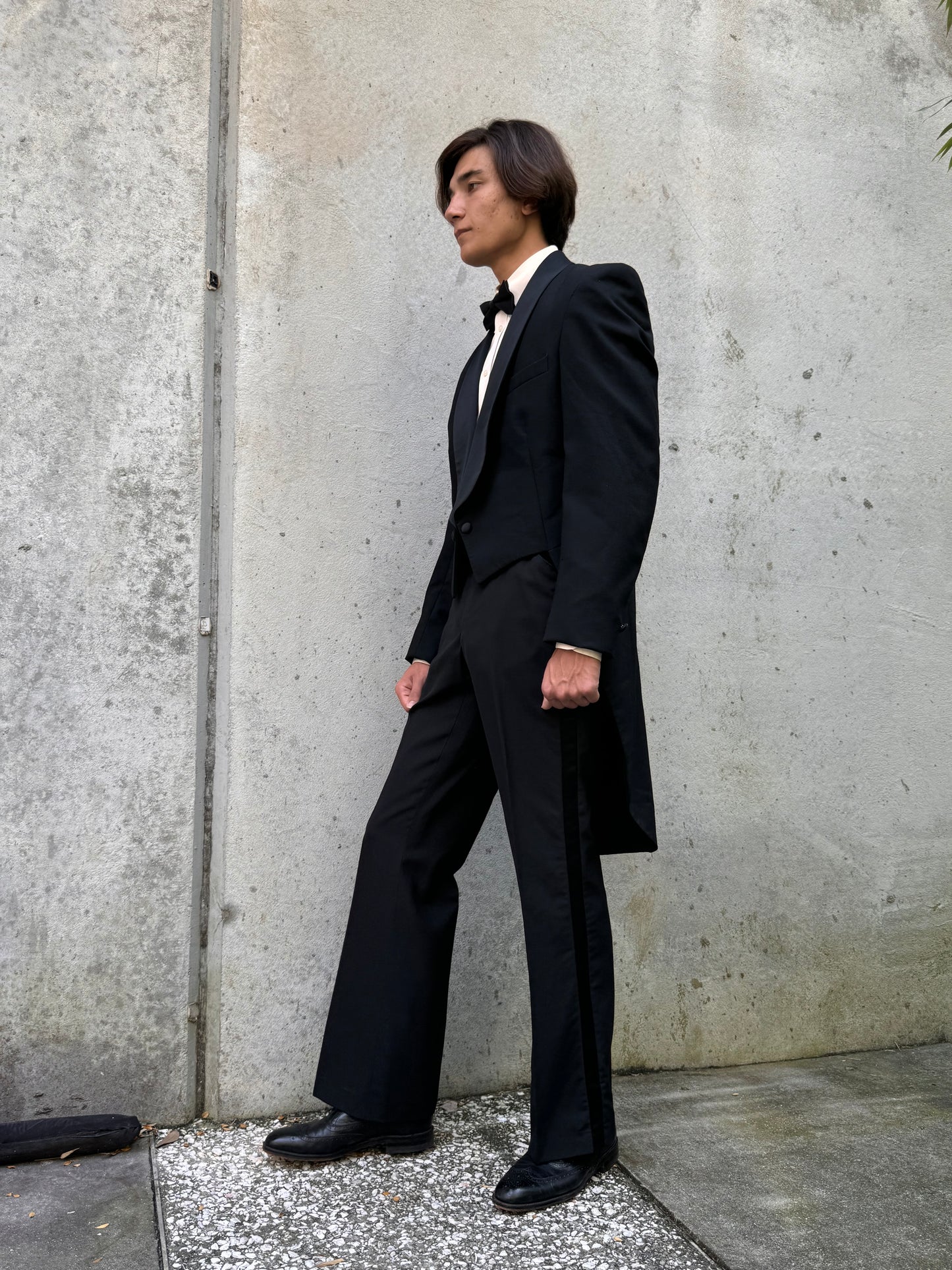 1980s Raffinati Black Tailcoat