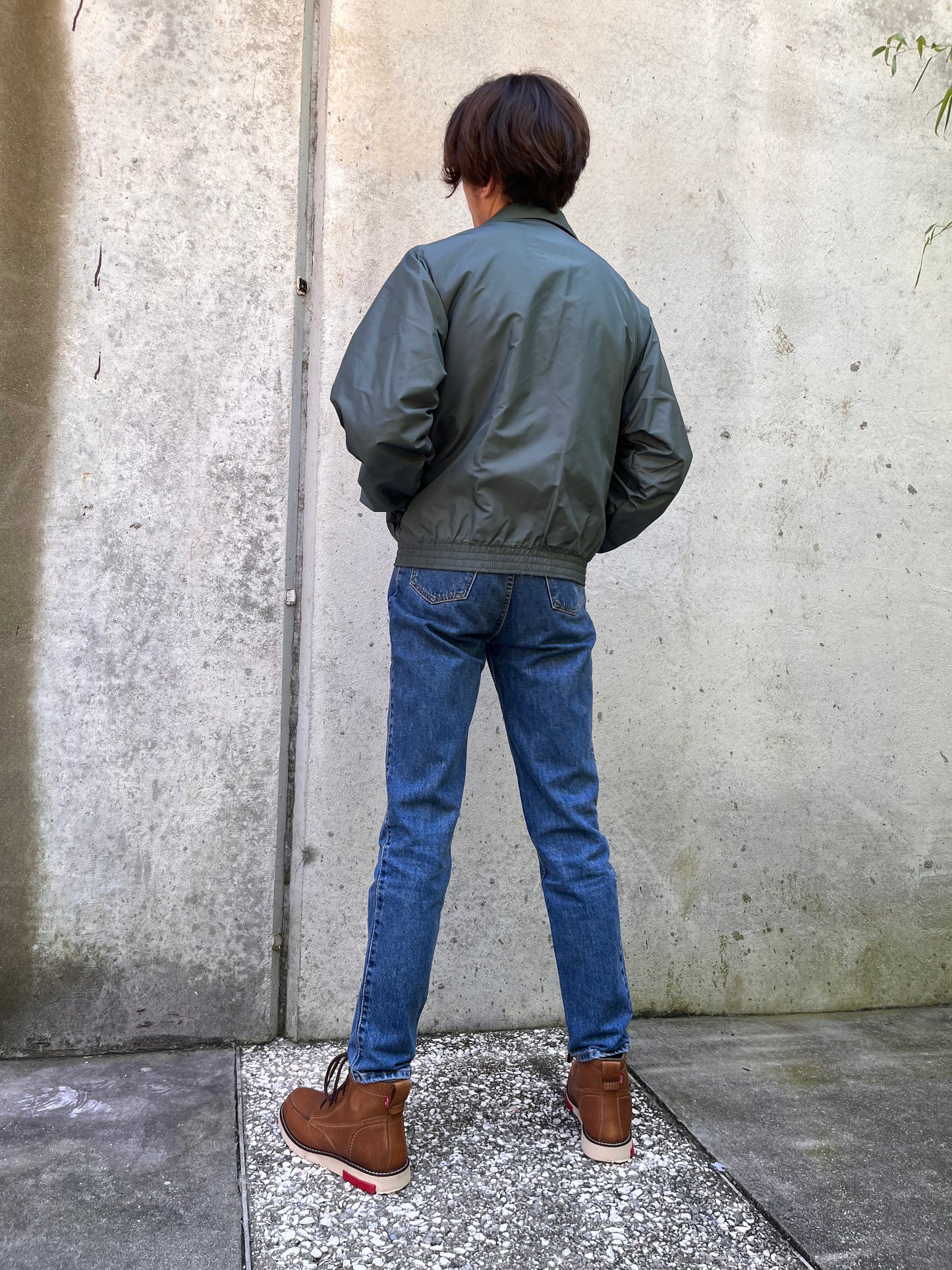 1960s McGregor Nylon Anti-Freeze Grey-Green Jacket