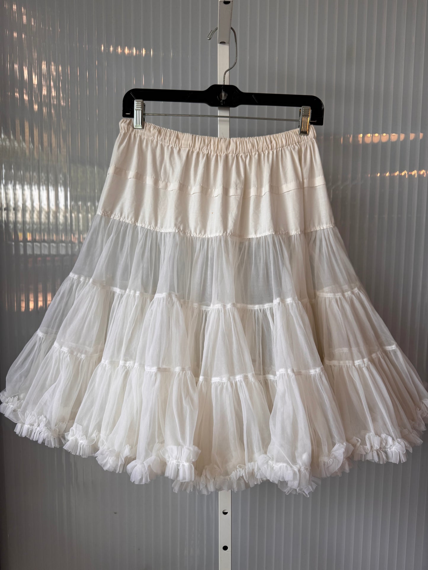 Off-white Drawstring Petticoat