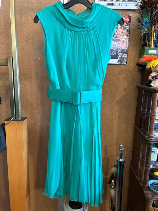 1960s Elinor Gay Green Dress