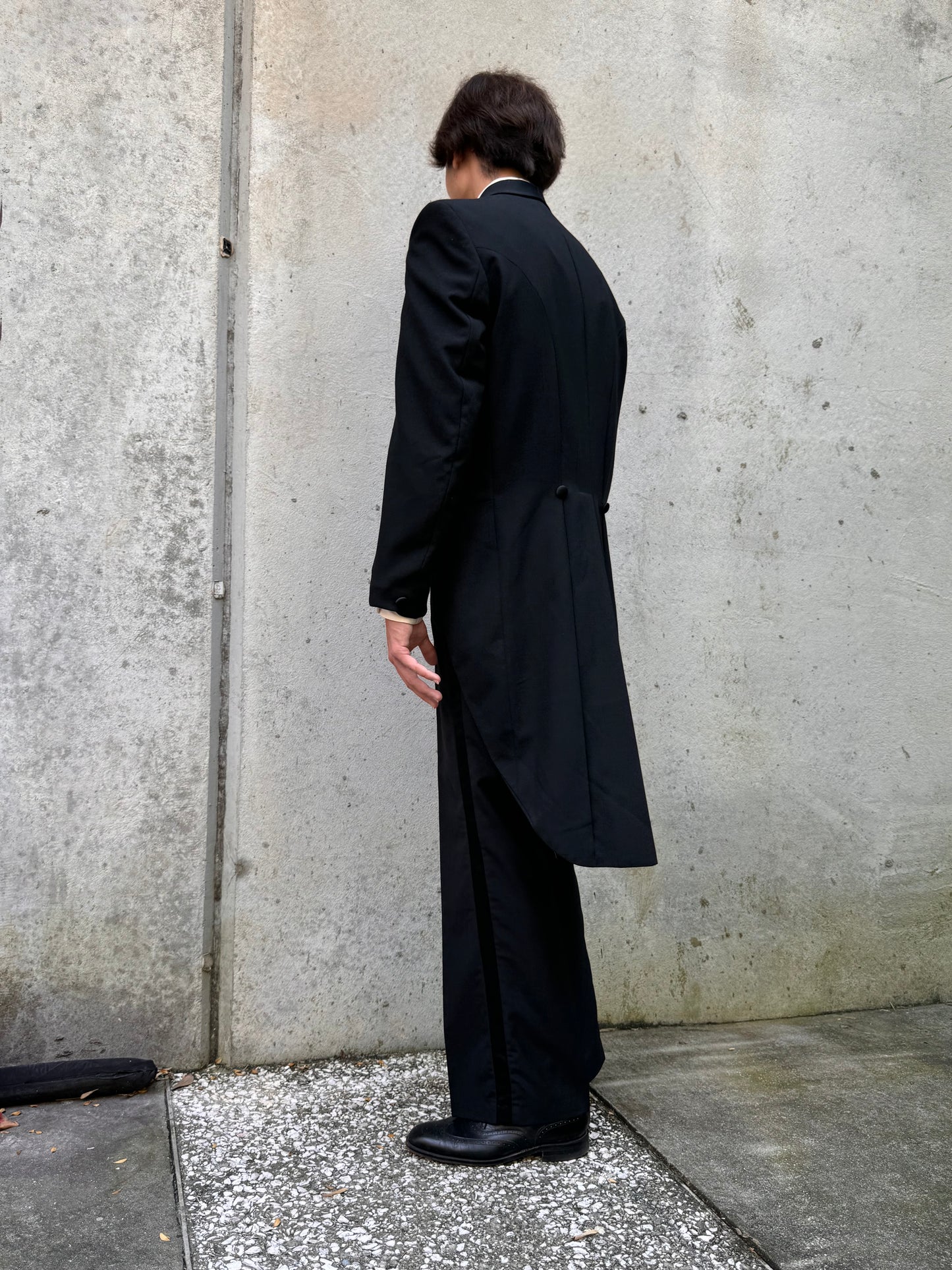 1980s Raffinati Black Tailcoat