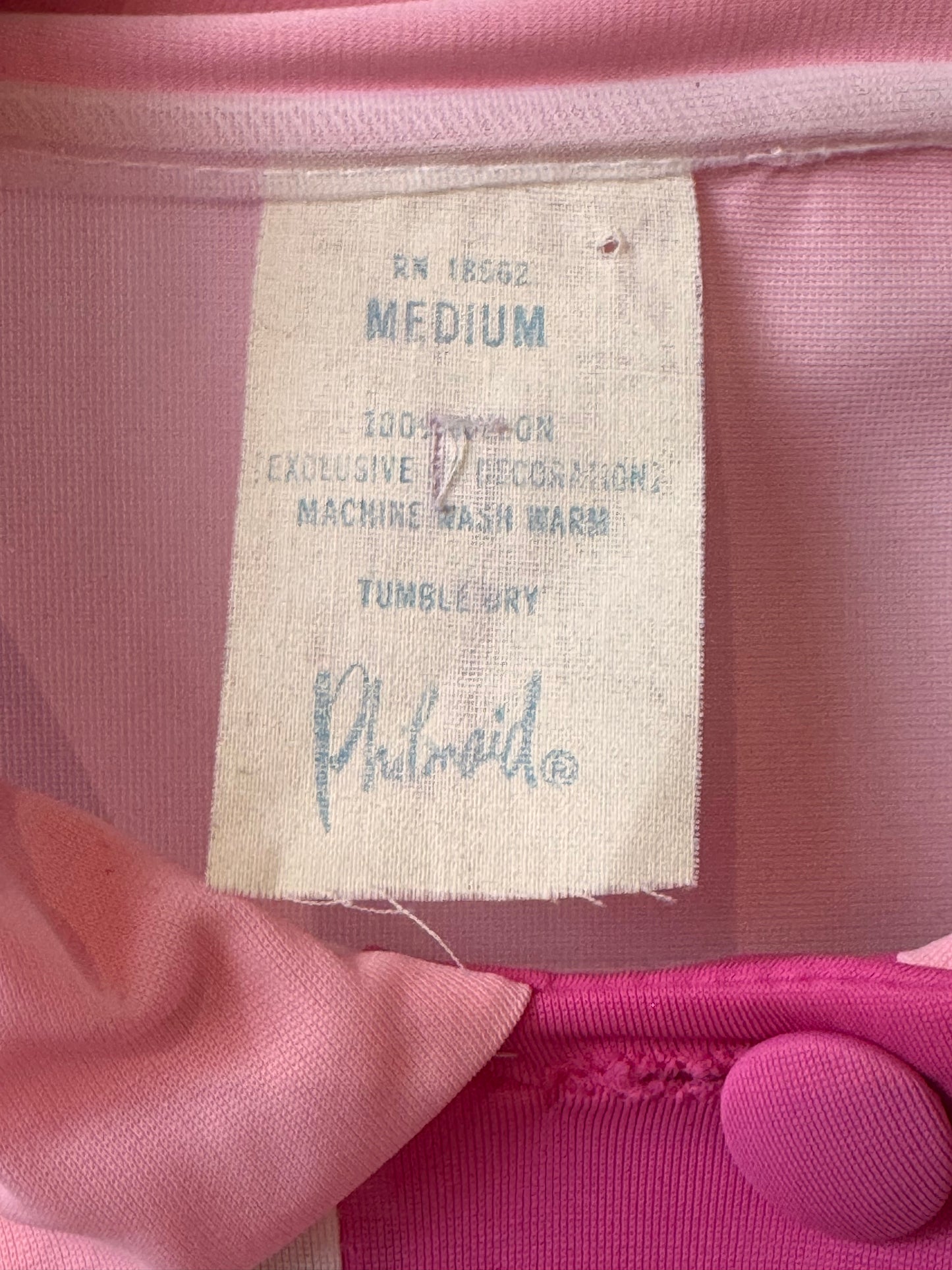 1970s Pink Mod Style Robe
