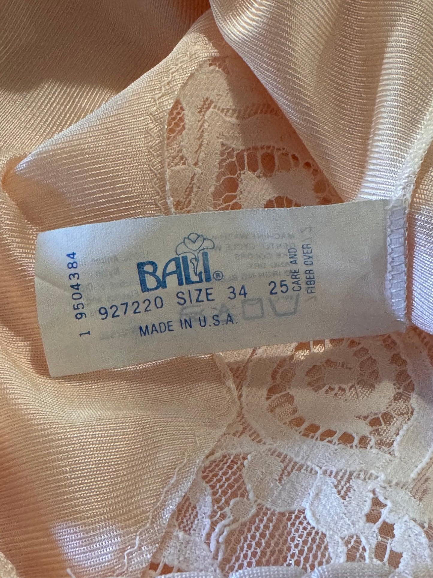 1980s Bali Peach Slip