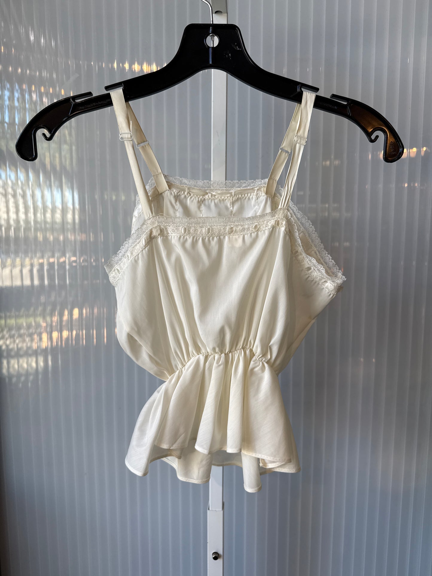 1960s Dainty White Tank Top