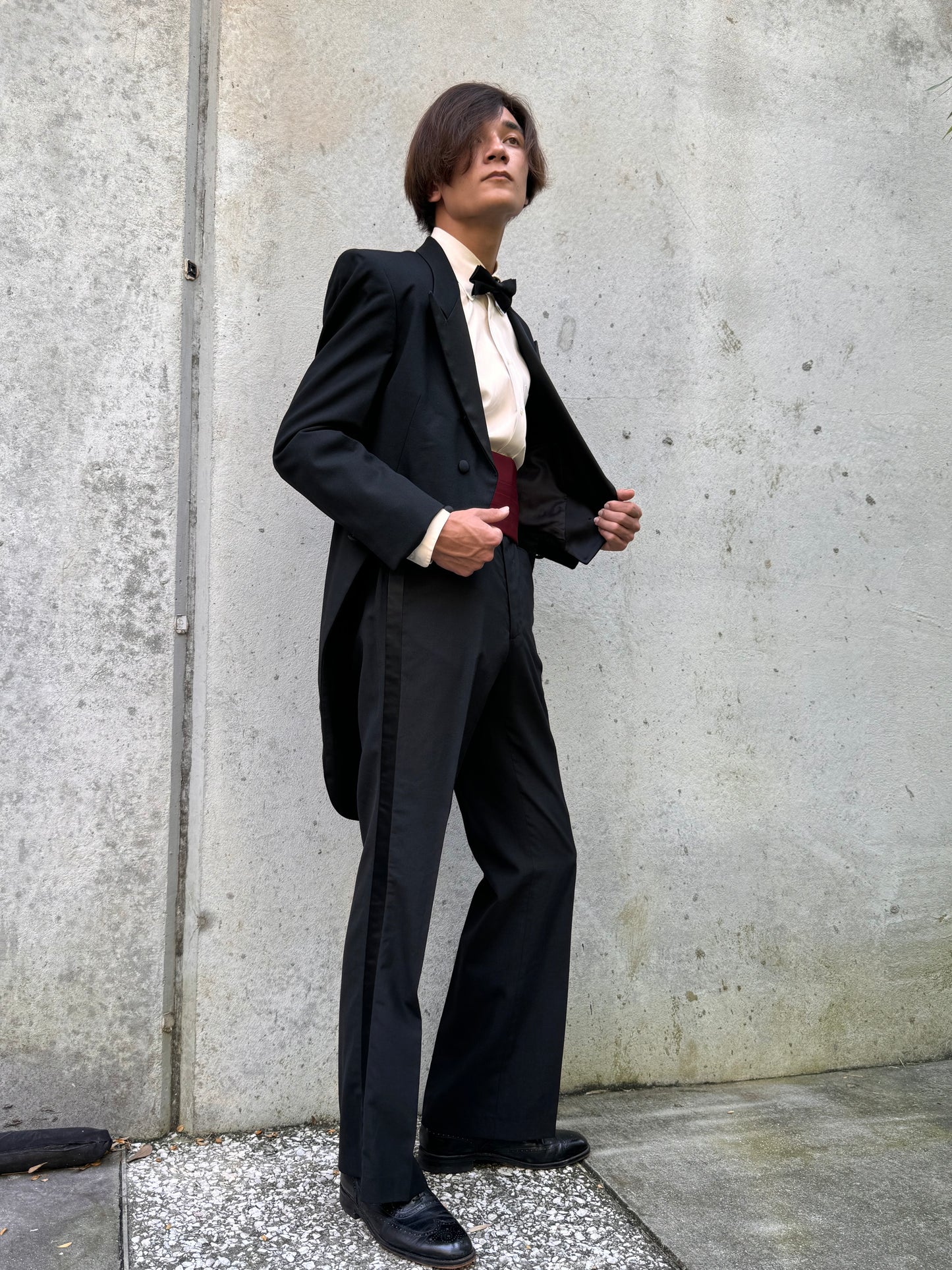 1980s Raffinati Black Tailcoat
