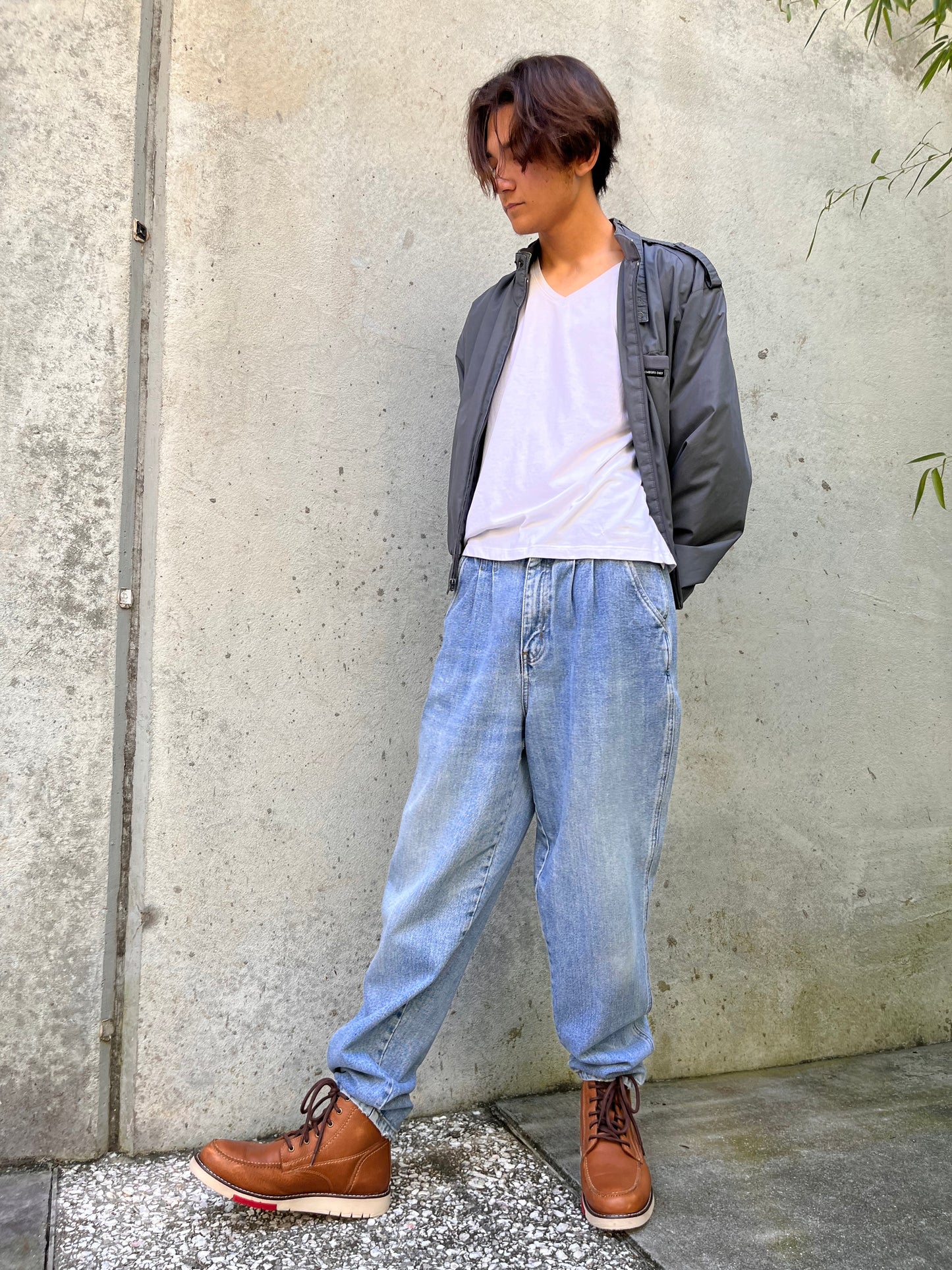 1980s Members Only Grey Jacket