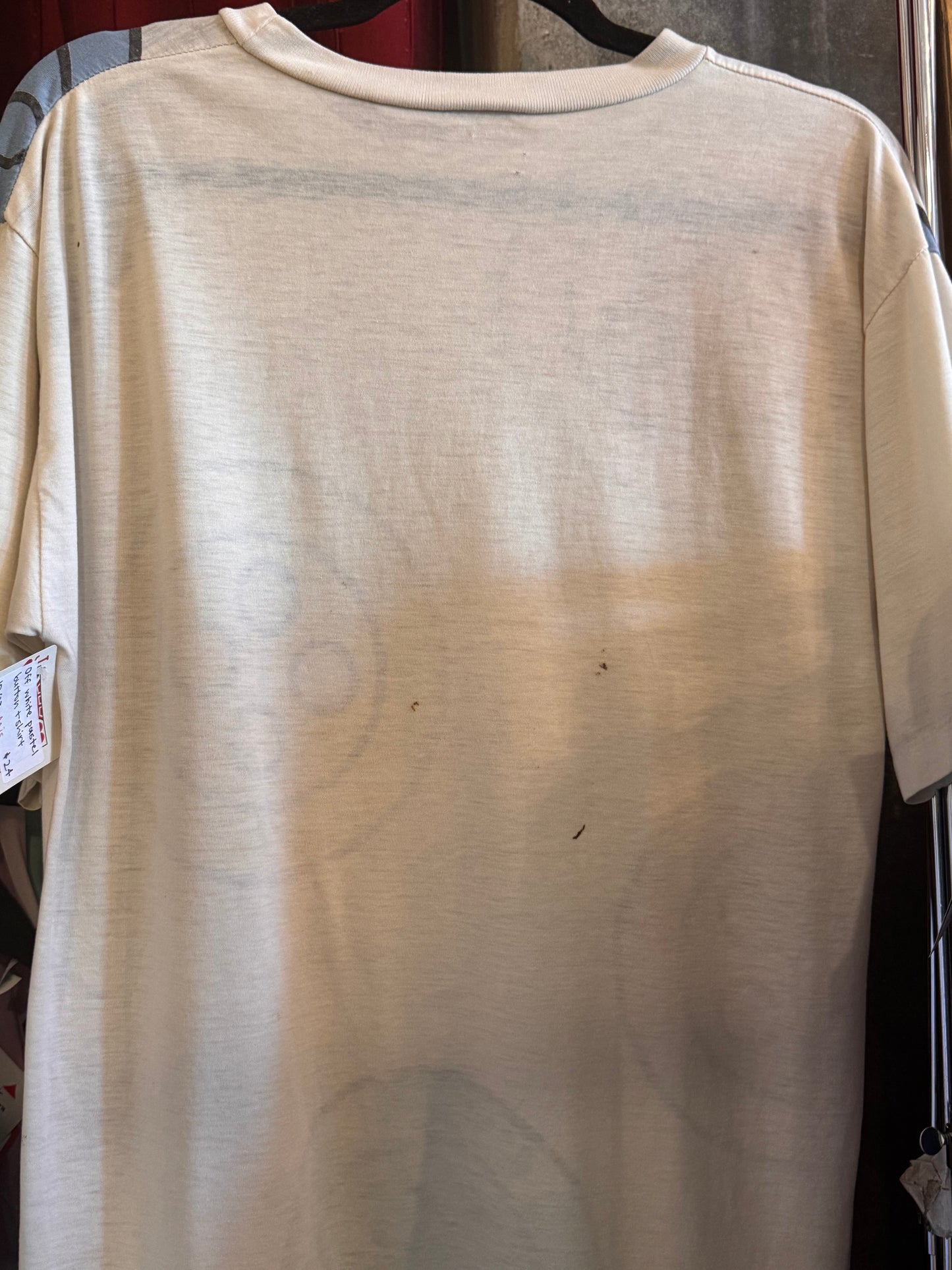 1990s Gitano Large Button Pattern T-Shirt