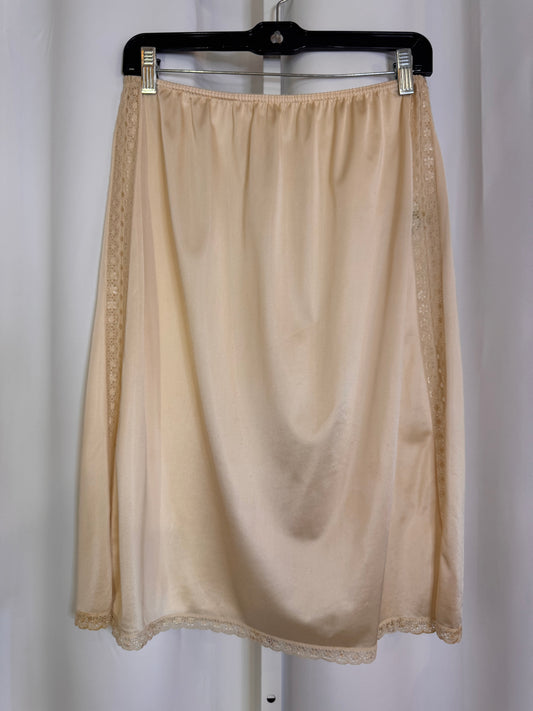 1970s Sears Golden Ivory Skirt Slip