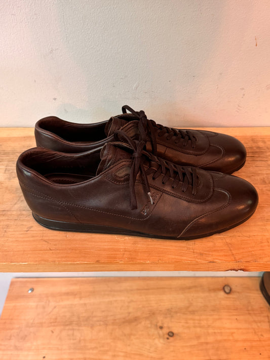 Prada Persio Lace Men's Brown Trainers