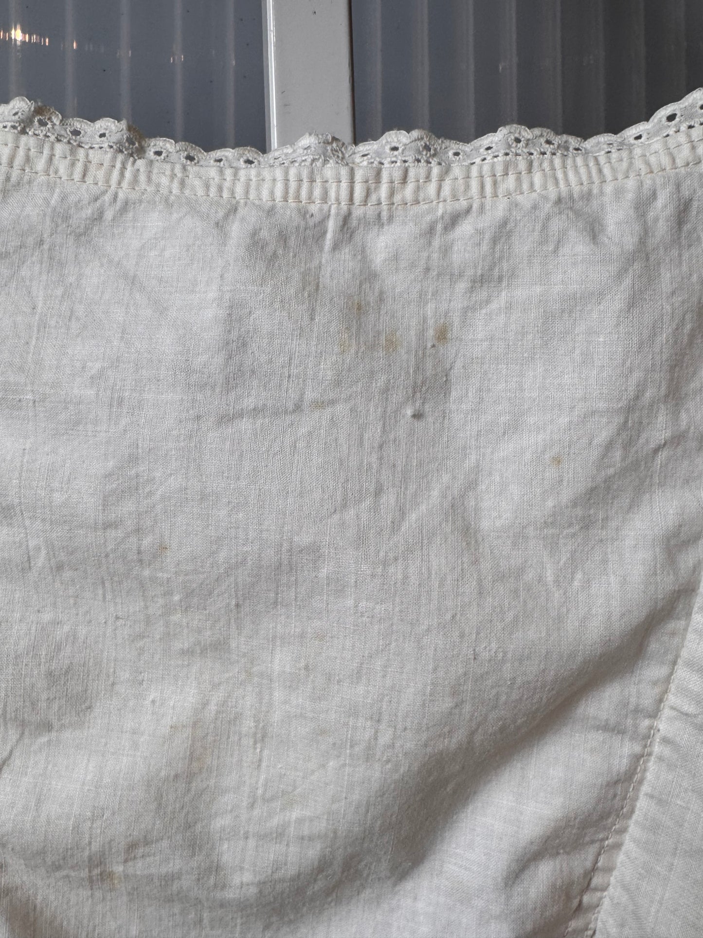 Edwardian White Corset Cover / Camisole